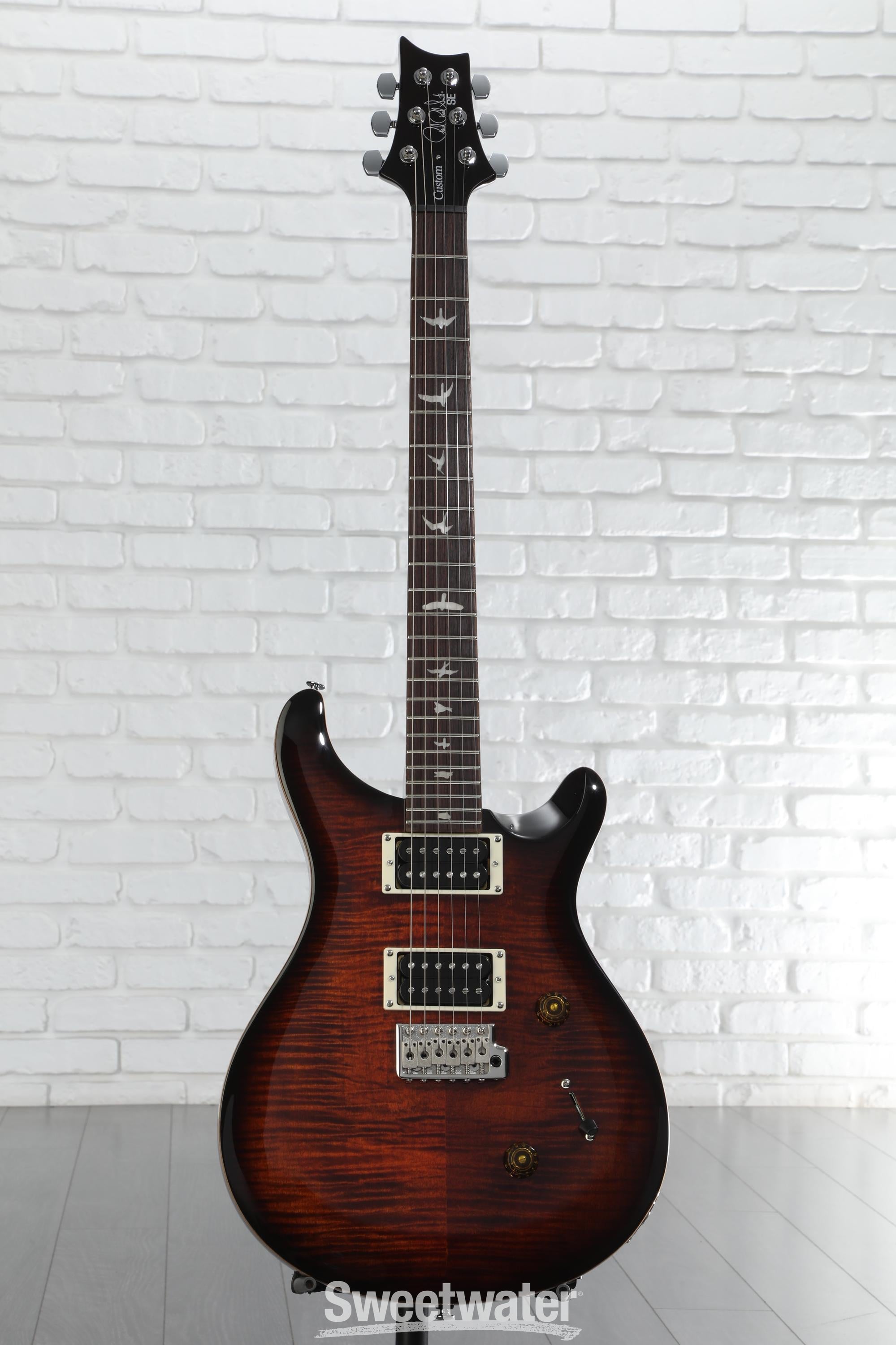 PRS SE Custom 24 Electric Guitar - Black Gold Sunburst
