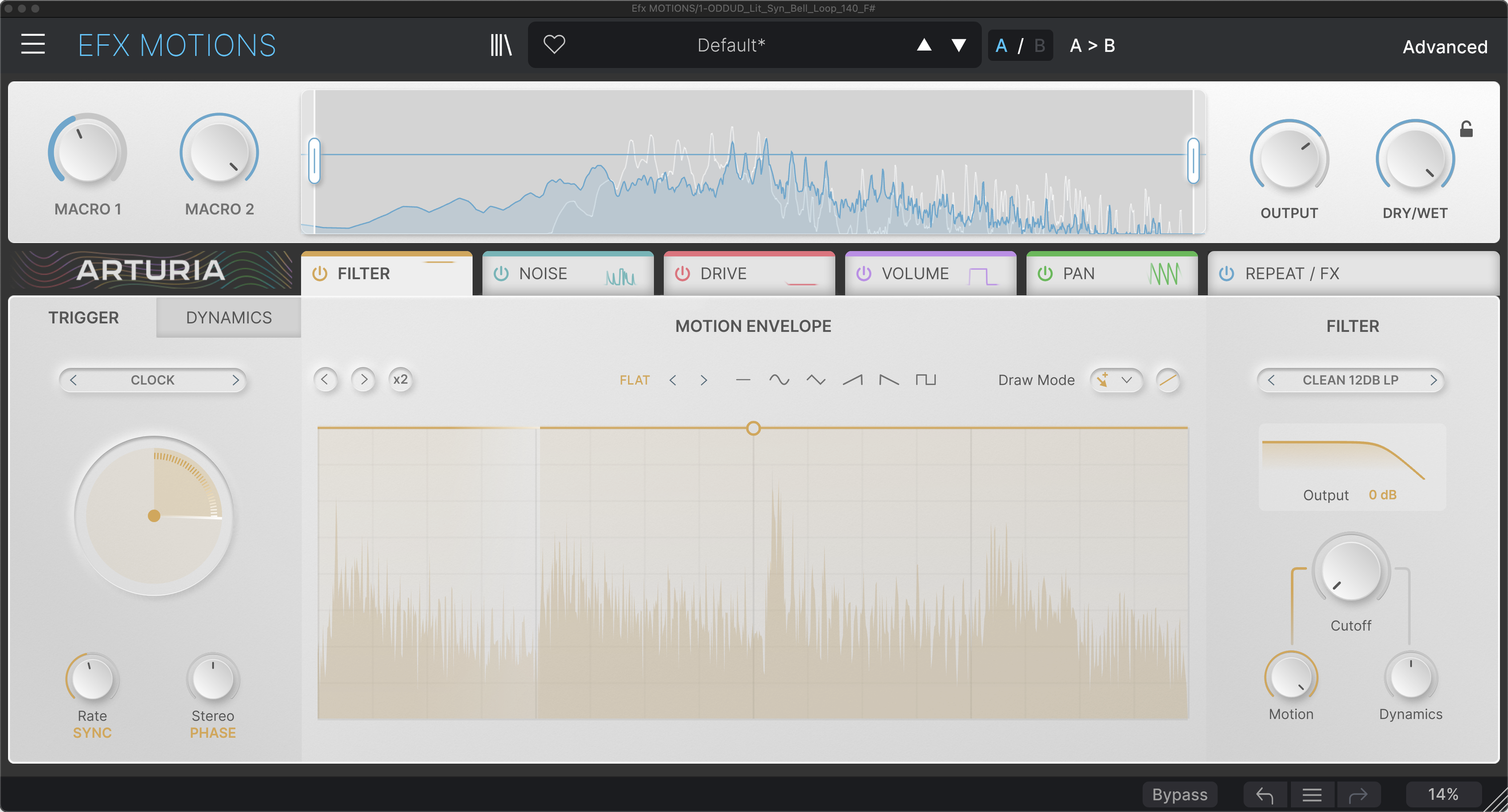 Arturia Efx Motions Dynamic Sound Shaping Plug-in | Sweetwater