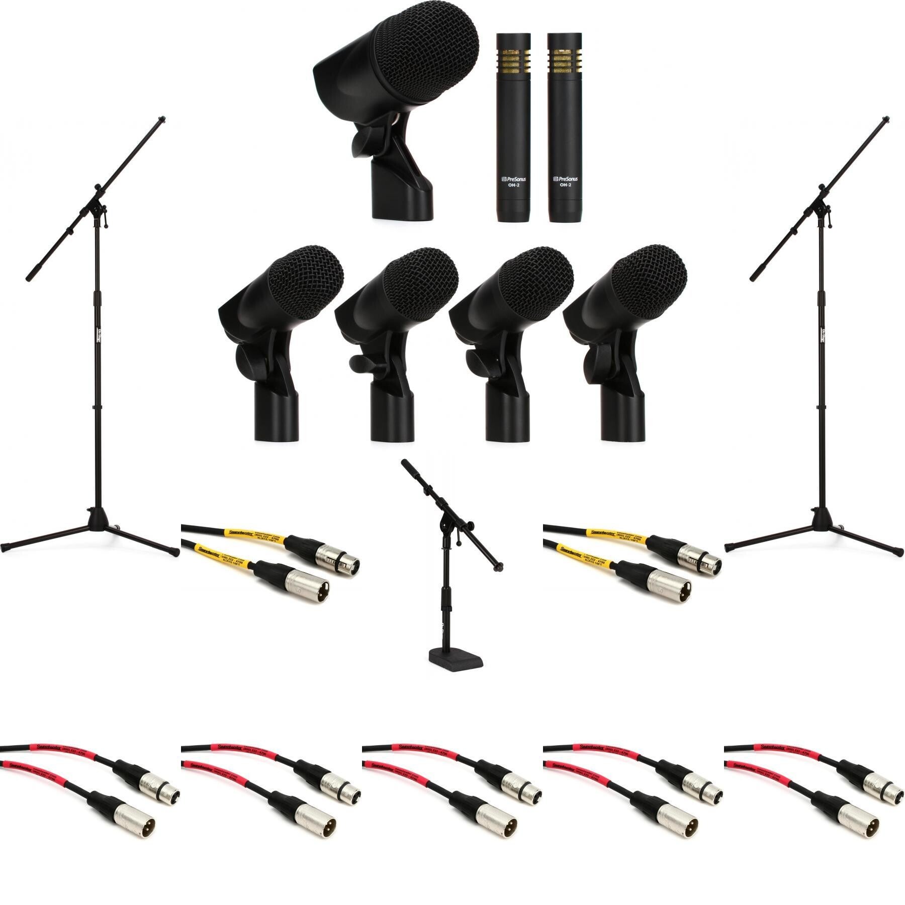 PreSonus DM-7: Complete Drum Microphone Set for Recording and Live Sound