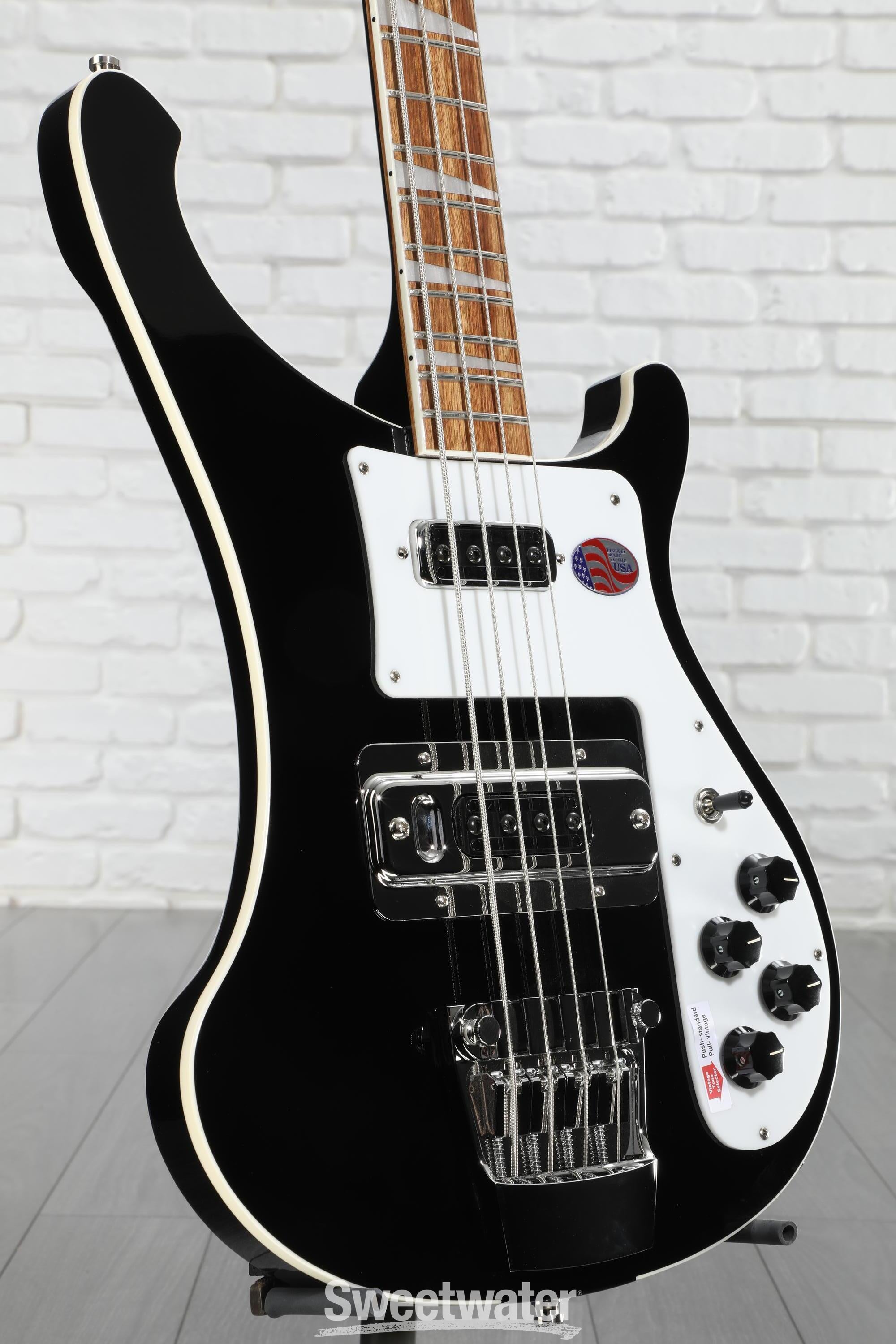 Rickenbackerリッケンバッカー 4003S Jetglo Rickenbacker 4003 Stereo Bass Guitar - Jetglo | Sweetwater