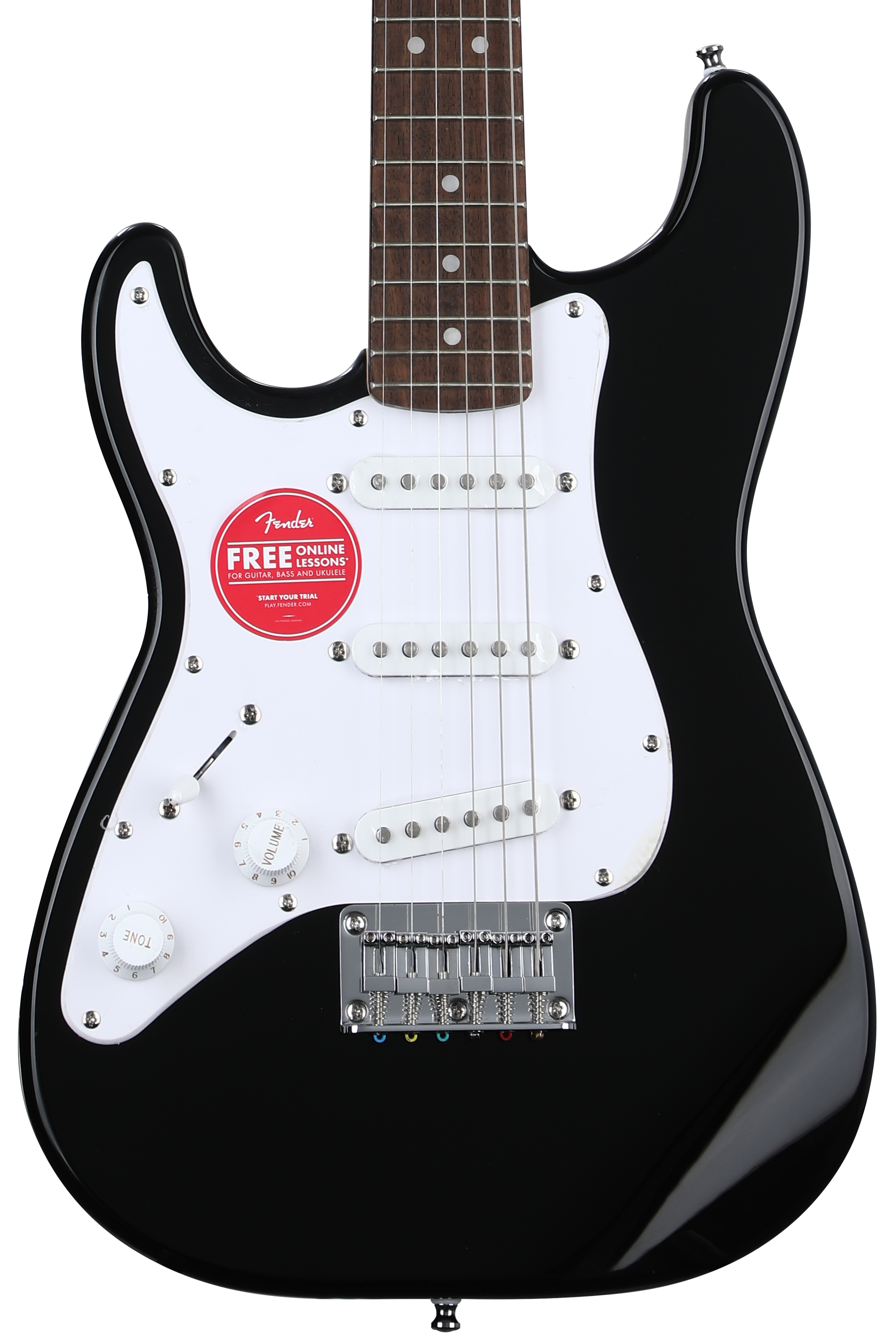 Bundled Item: Squier Mini Stratocaster Left-handed Electric Guitar - Black