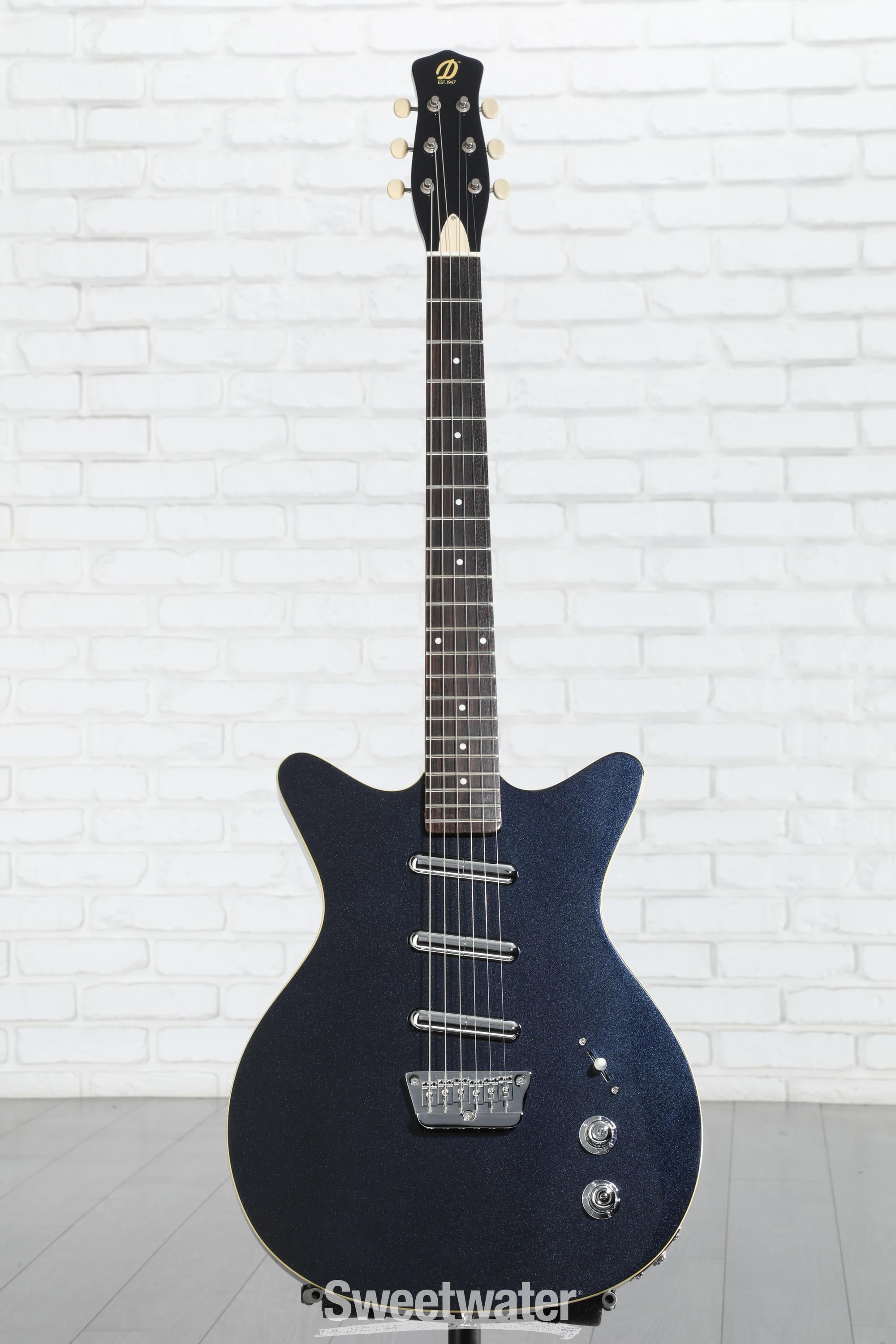 Danelectro '59 Triple Divine Electric Guitar - Blue Metallic