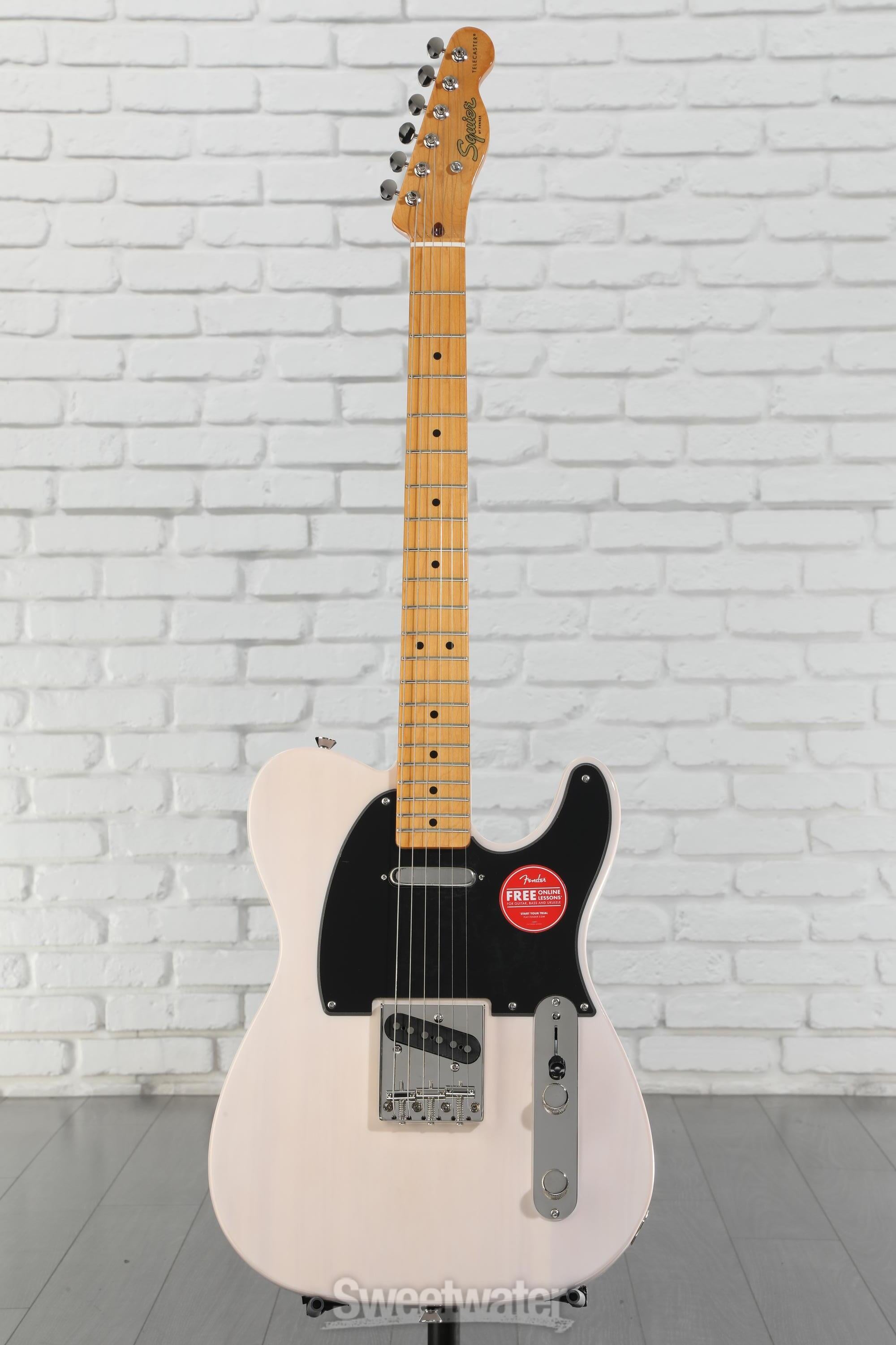 Squier Telecaster ホワイト Classic Vibe 50s Squier Classic Vibe '50s Telecaster - White Blonde | Sweetwater