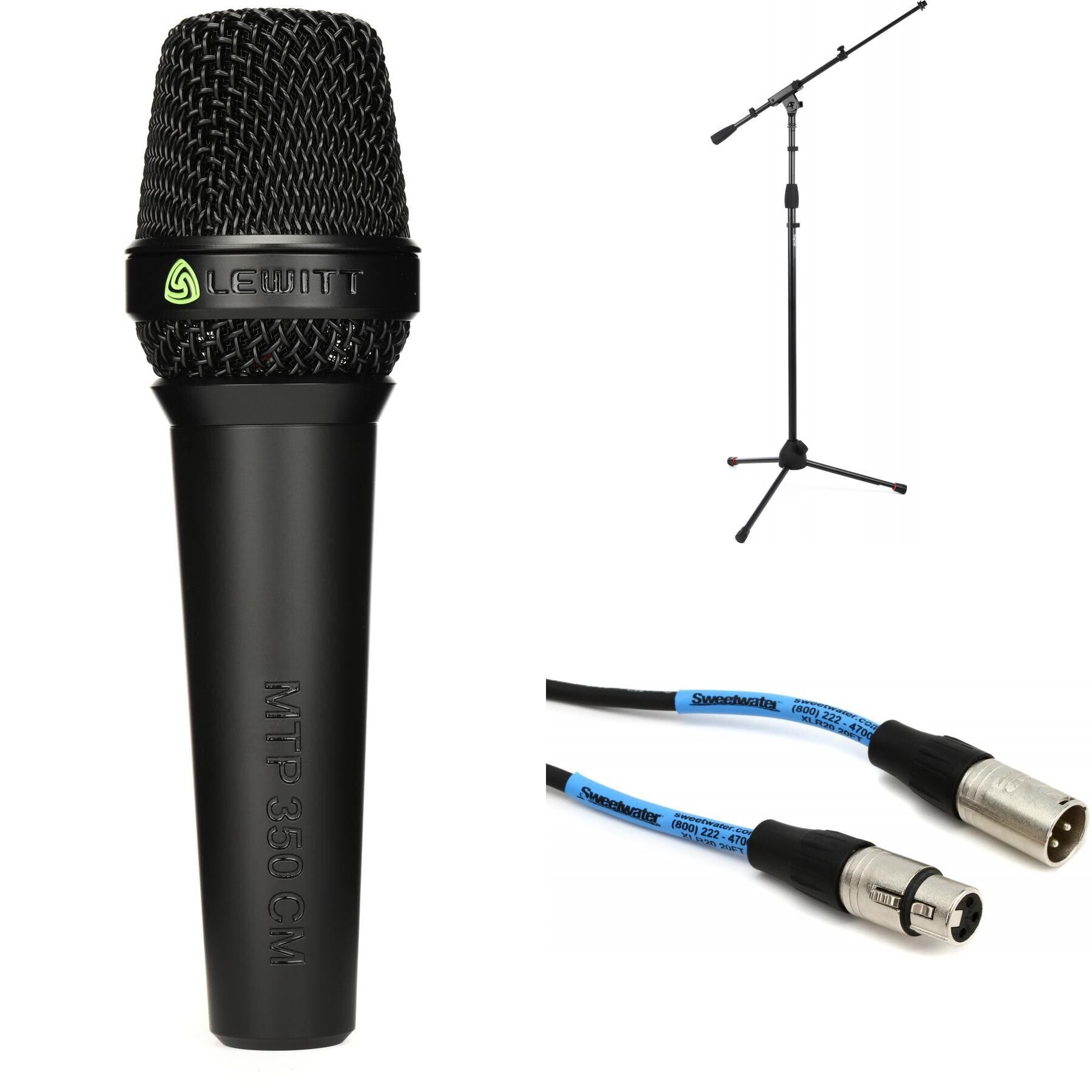 Lewitt MTP 350 CM Handheld Condenser Microphone With Stand and Cable