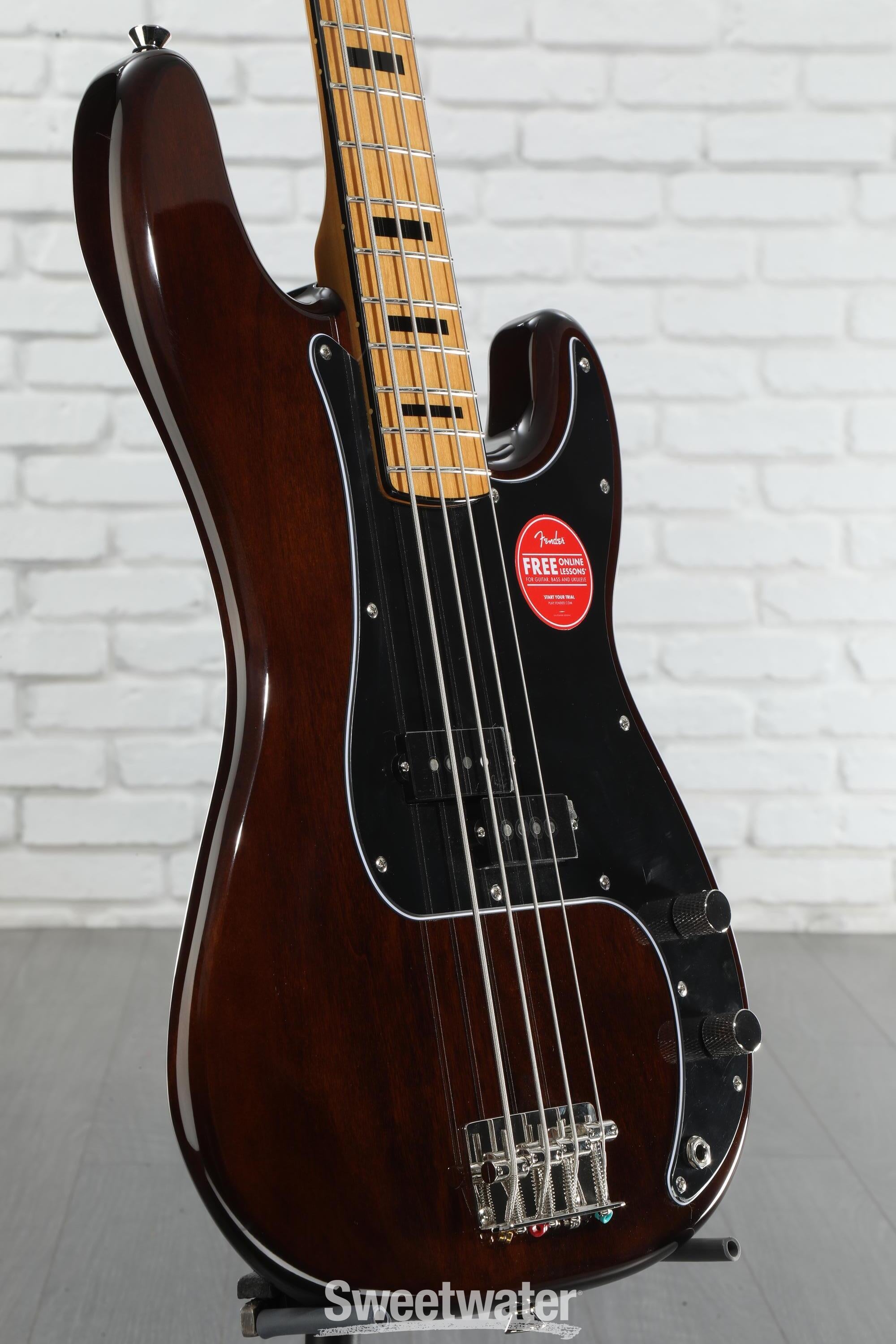 Squier Classic Vibe ‘70s Precision Bass Squier Classic Vibe '70s Precision Bass - Black — Guitar Bar