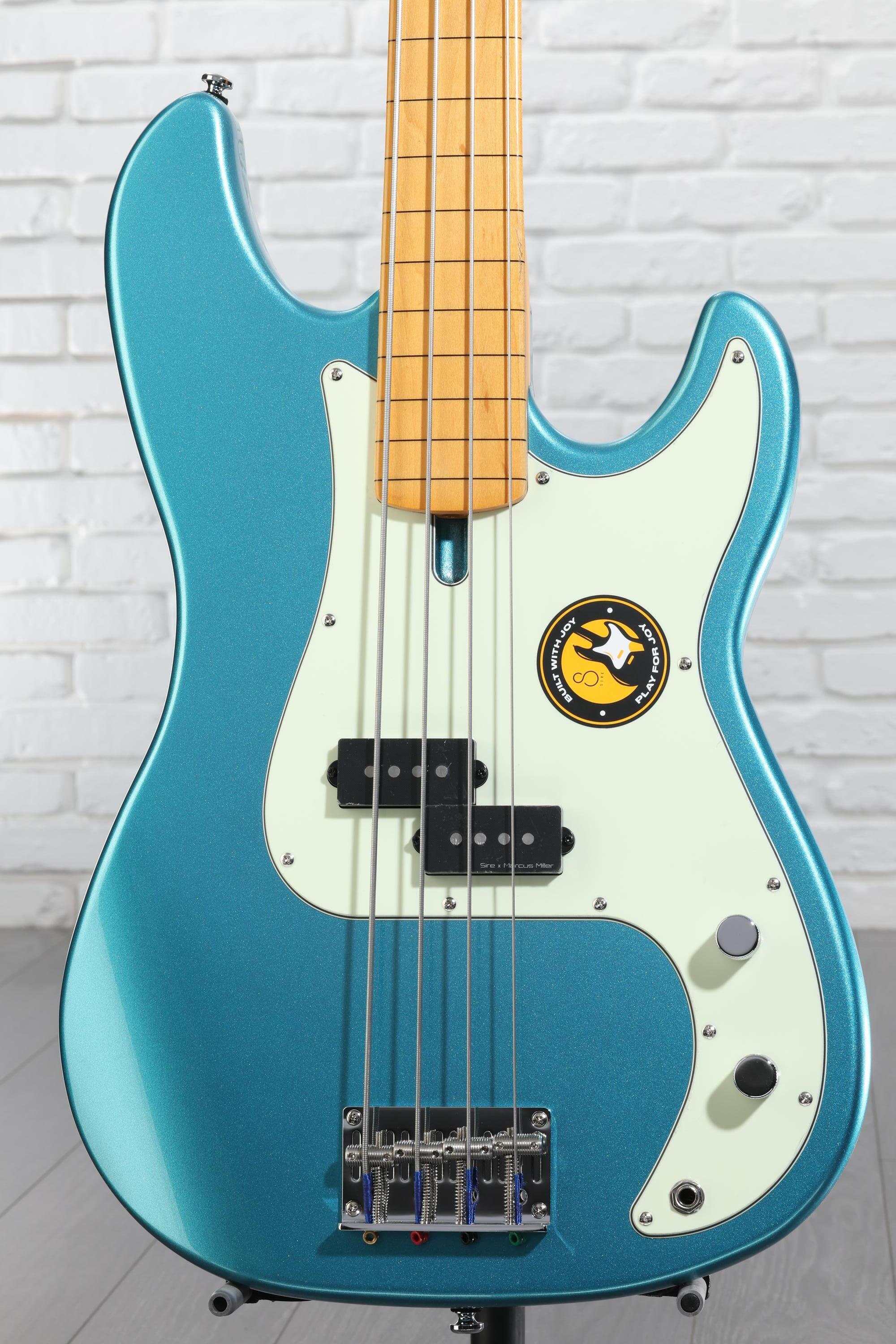 Sire Marcus Miller P5 4-string Fretless Bass Guitar - Tide Pool