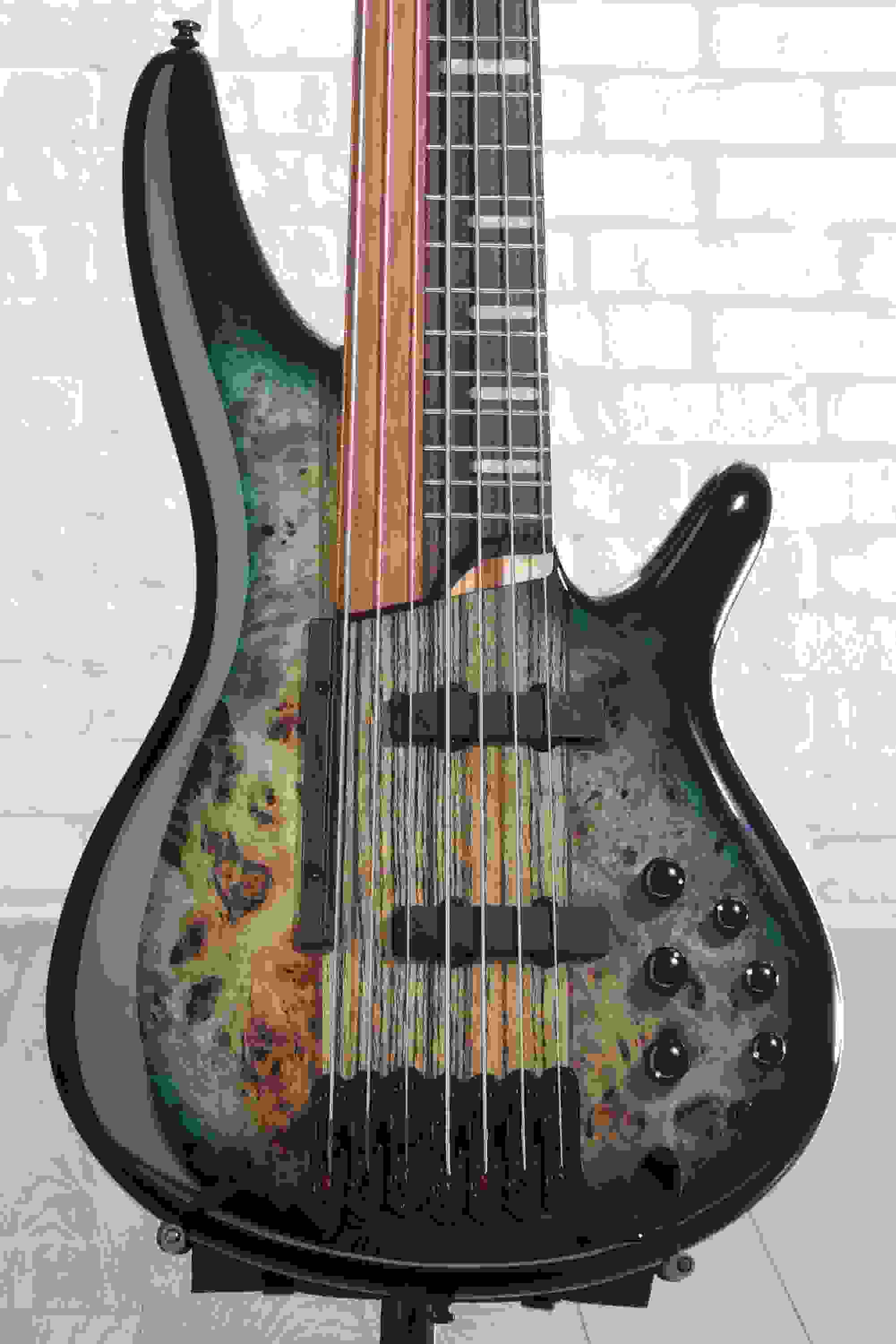Ibanez Bass Workshop SRAS7 Ashula 7-string Bass Guitar - Cosmic Blue Starburst