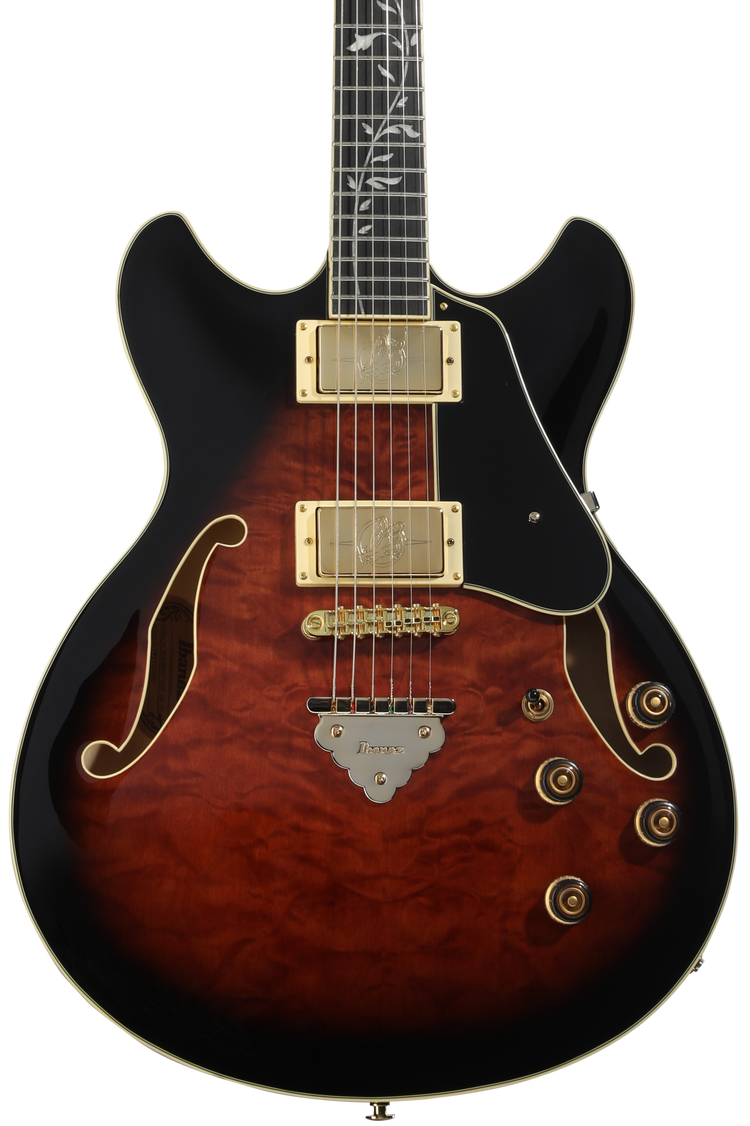 Ibanez Artcore Expressionist AS93QMSP Semi-hollow Electric Guitar