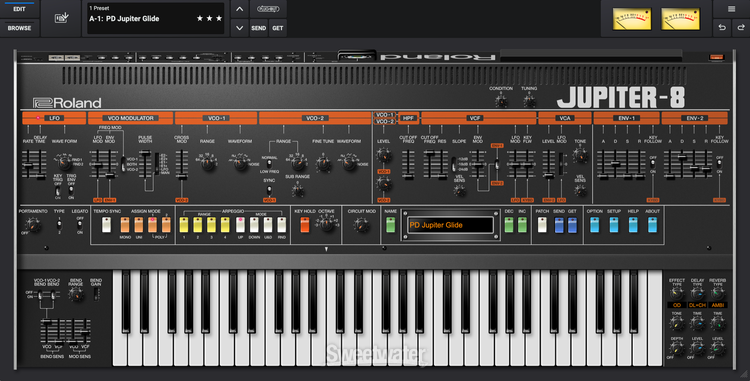 Roland Jupiter-8 Synthesizer Software