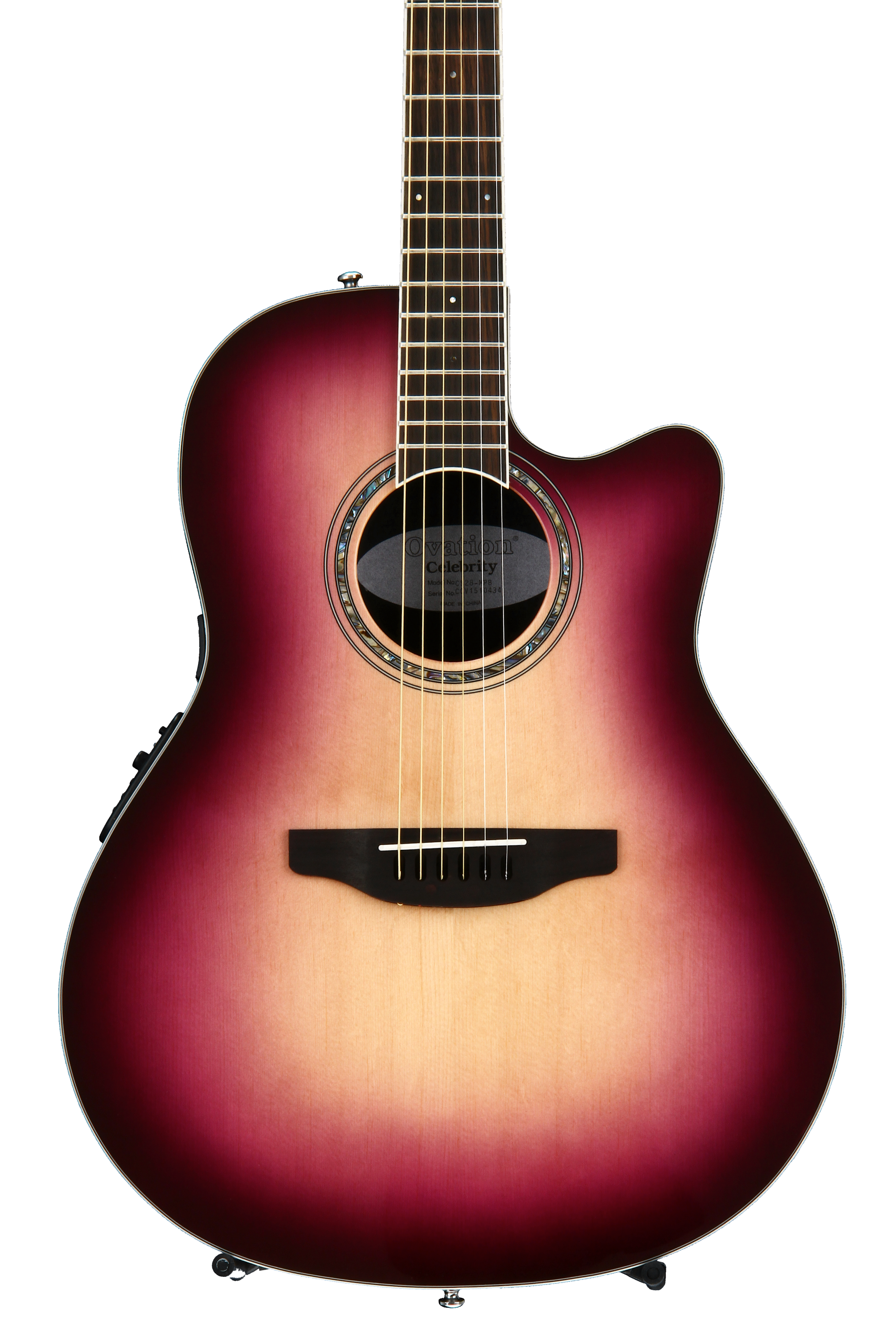 Ovation CP212 エレアコ Celebrity Ovation Celebrity Deluxe Acoustic Electric Guitar - Black