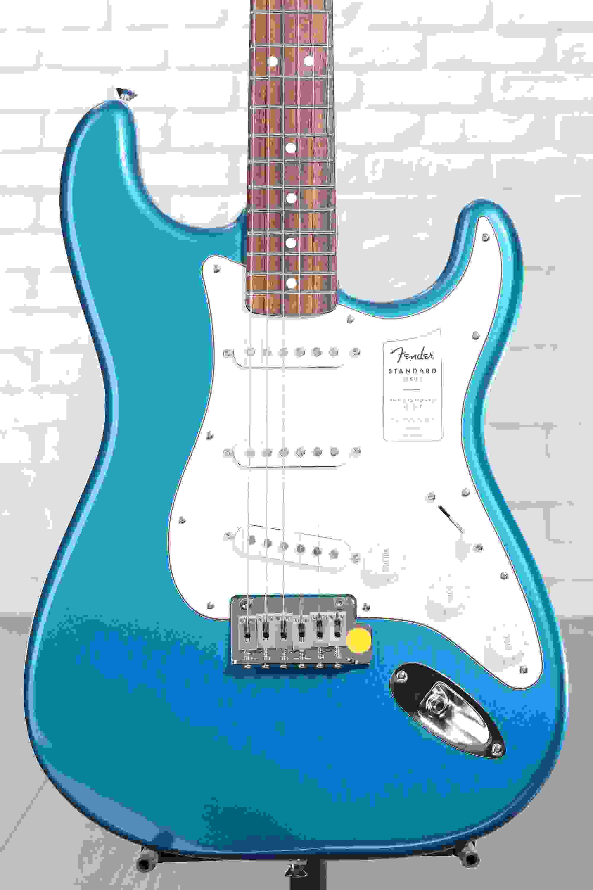 Fender Standard Stratocaster Electric Guitar - Aqua Marine Metal