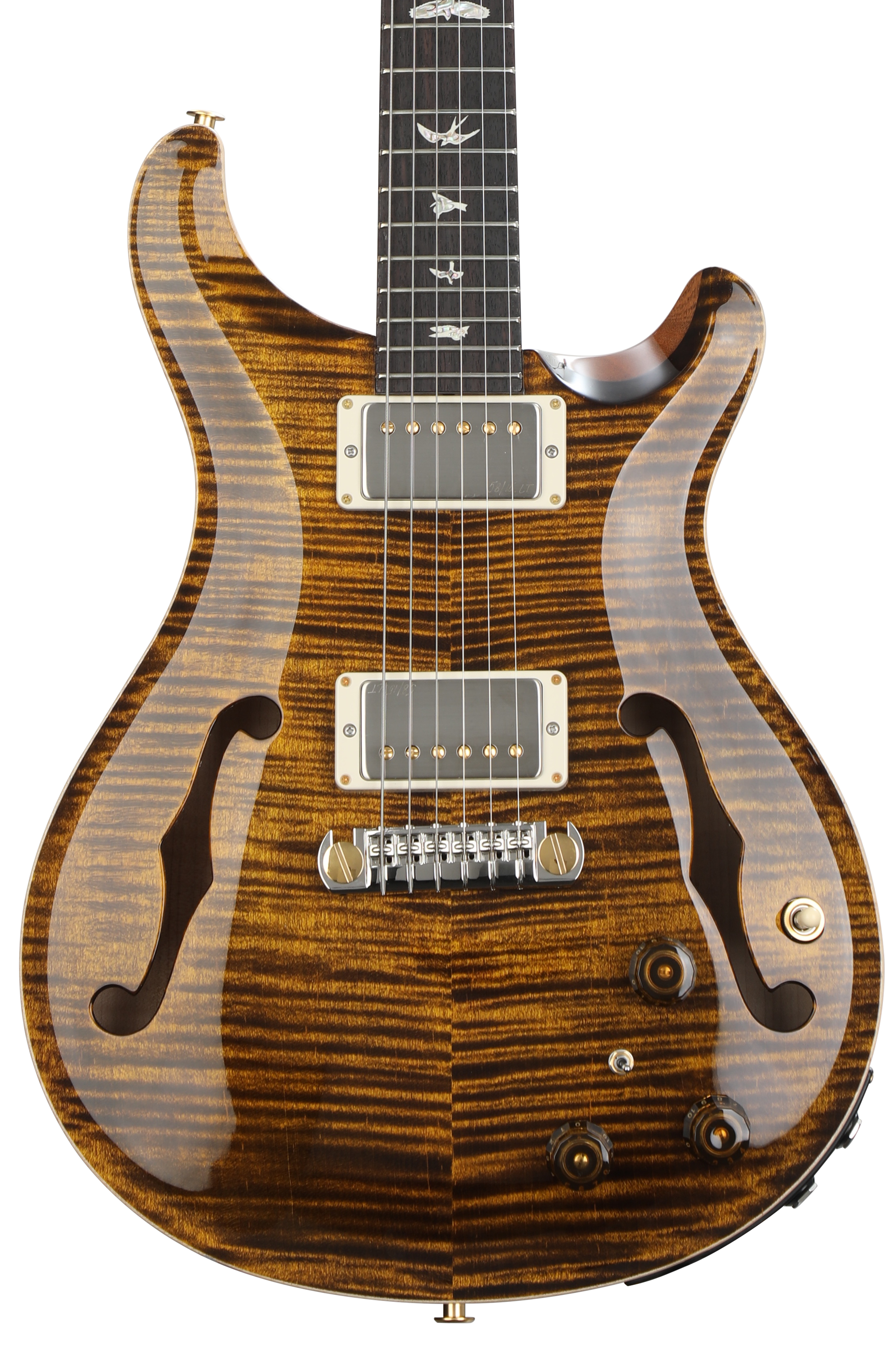 PRS Hollowbody II Piezo 10-Top Electric Guitar - Yellow
