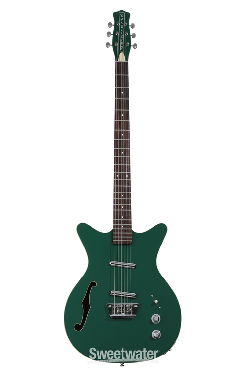 DANELECTRO エレキギター ブラック/ホワイト D59 ビザールギター Danelectro ダンエレクトロ FIFTY NINER JADE エレキギター(F