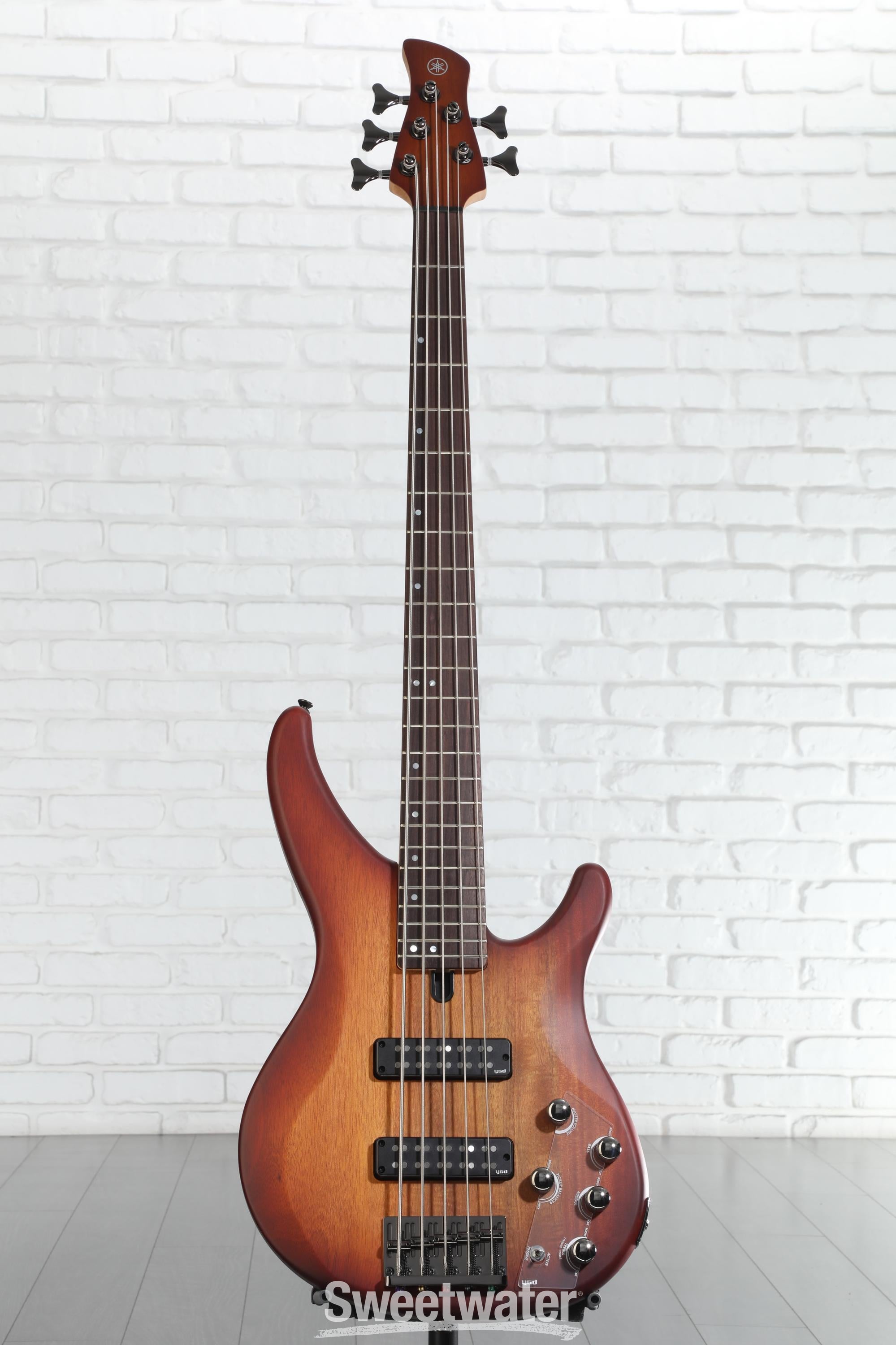 Yamaha TRBX505 5-string Bass Guitar - Brick Burst | Sweetwater