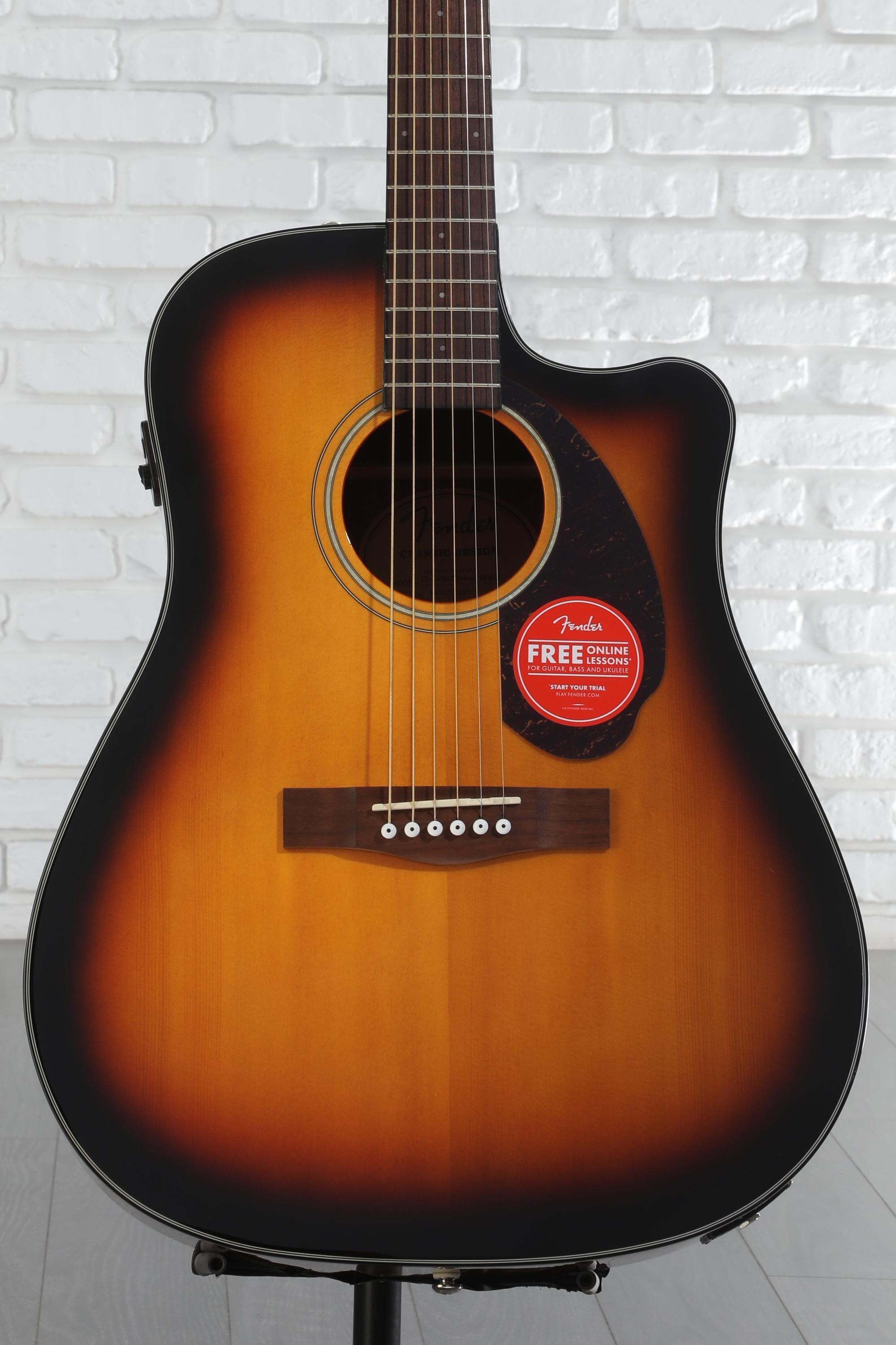 送料込み　Fender アコースティックCD140SC Amazon.com: Fender CC-140SCE Concert Cutaway Acoustic Guitar
