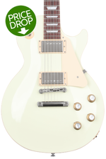 Photo of Gibson Les Paul Standard '60s Plain Top Electric Guitar - Classic White