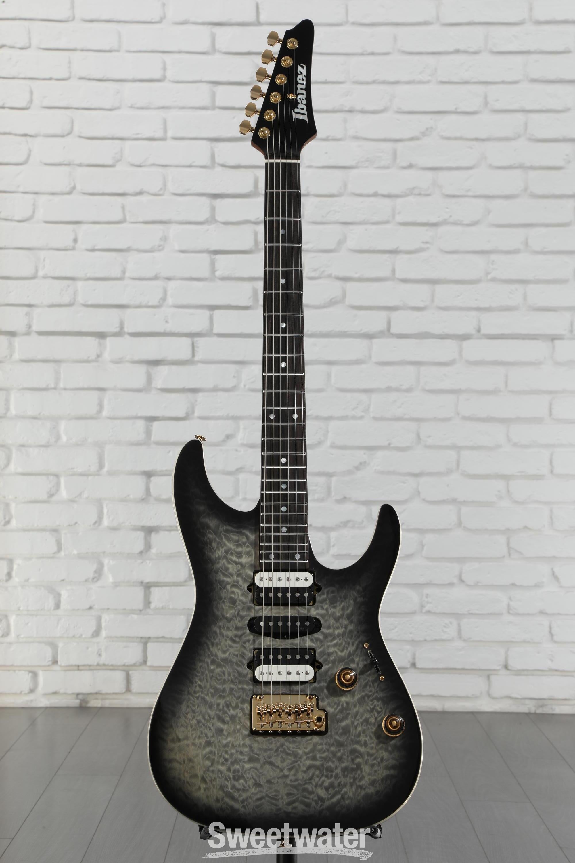 Ibanez Premium AZ47P1QM Electric Guitar - Black Ice Burst