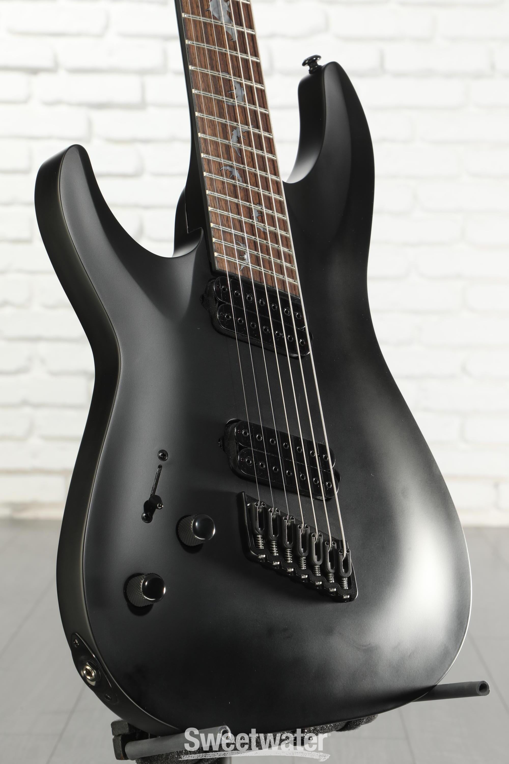 Schecter Damien-7 Multiscale Left-handed 7-string Electric Guitar