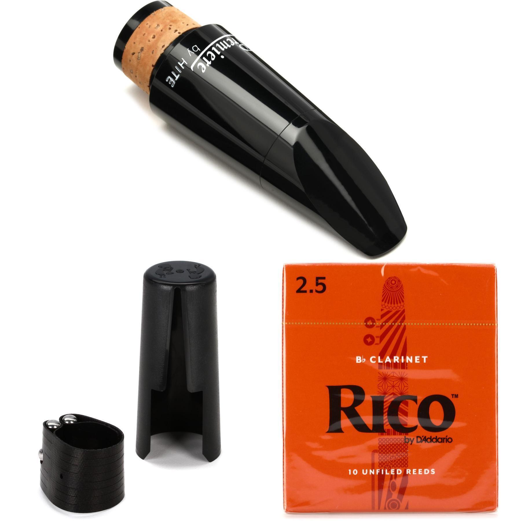 J&D Hite Premier Bb Mouthpiece, Ligature, and Reeds Bundle 2