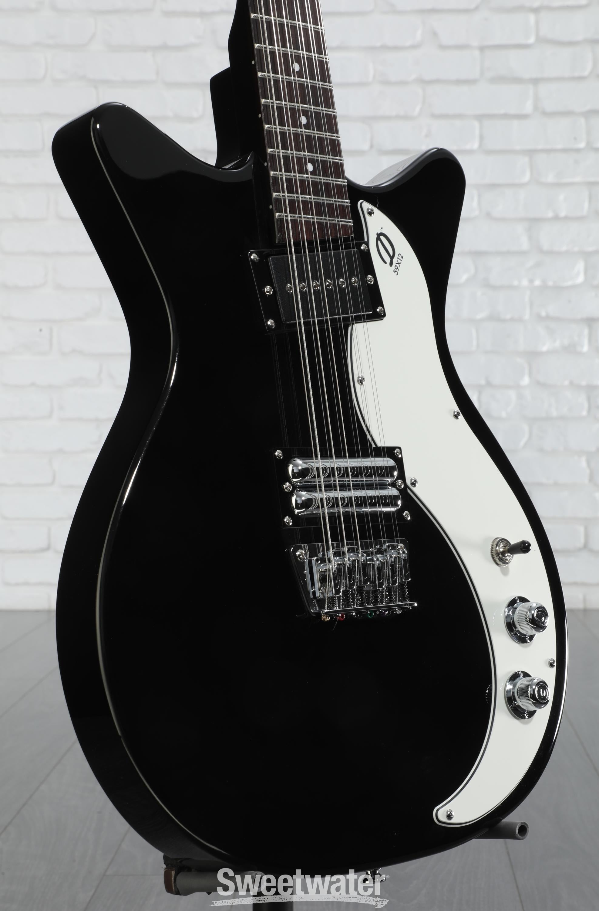 Danelectro 59X12 12-string Electric Guitar - Black | Sweetwater
