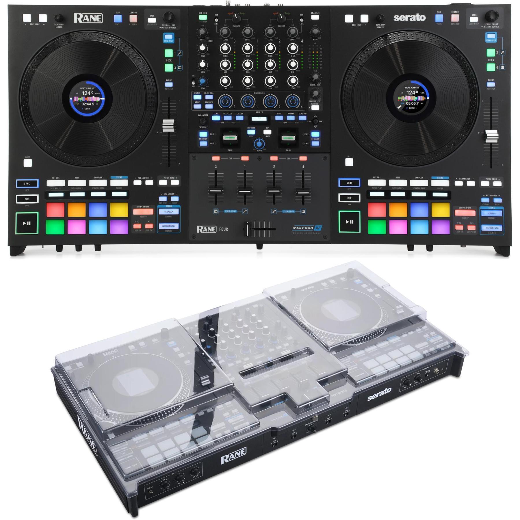 RANE Performer DJコントローラー（Decksaver付） Amazon.com: Rane PERFORMER 4-Channel Motorized DJ Controller