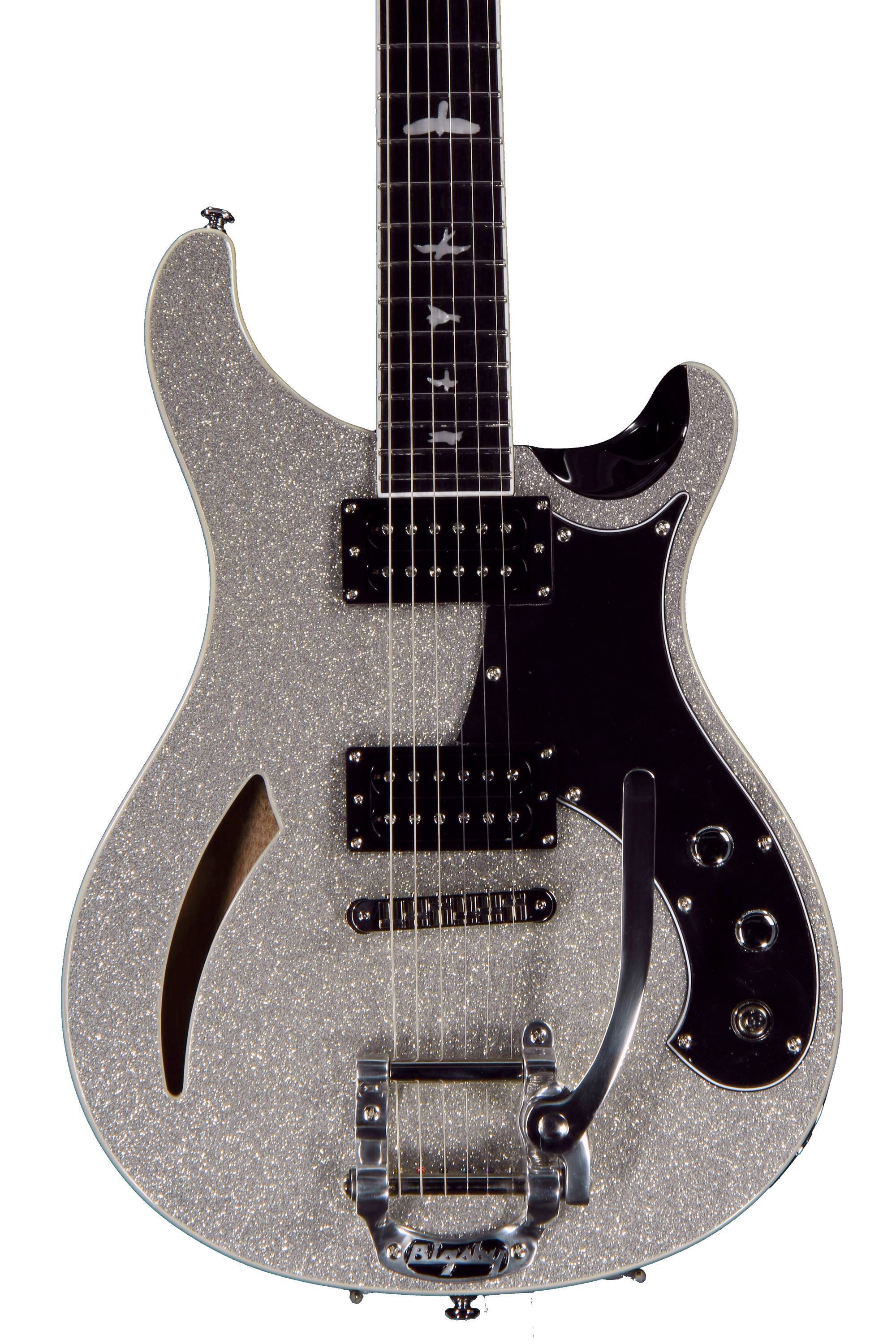 PRS SE Hollowbody LTD - Silver Sparkle | Sweetwater PRS SE Hollowbody LTD - Silver Sparkle | Sweetwater