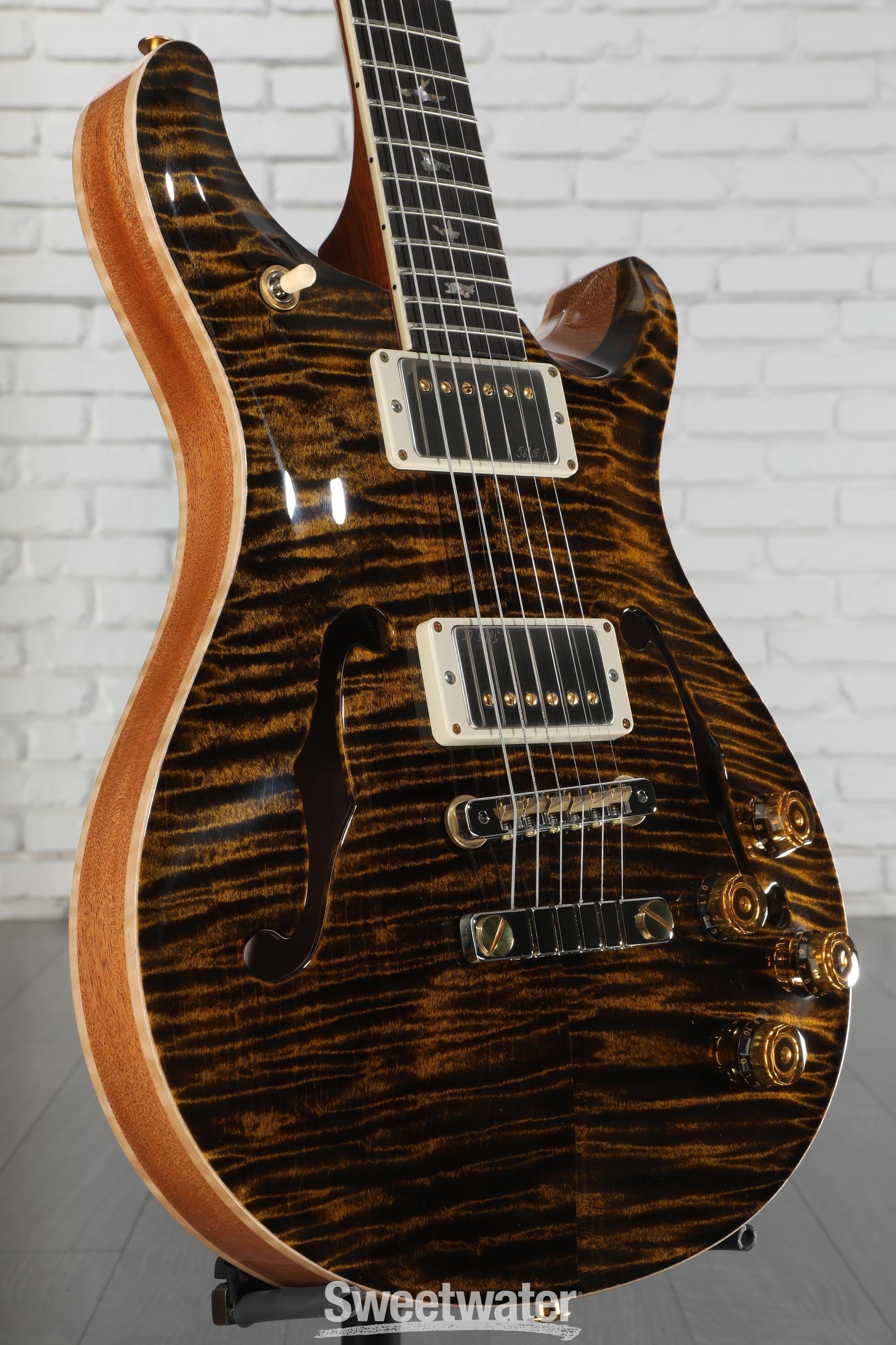 PRS McCarty 594 Hollowbody II 10-Top Electric Guitar - Yellow