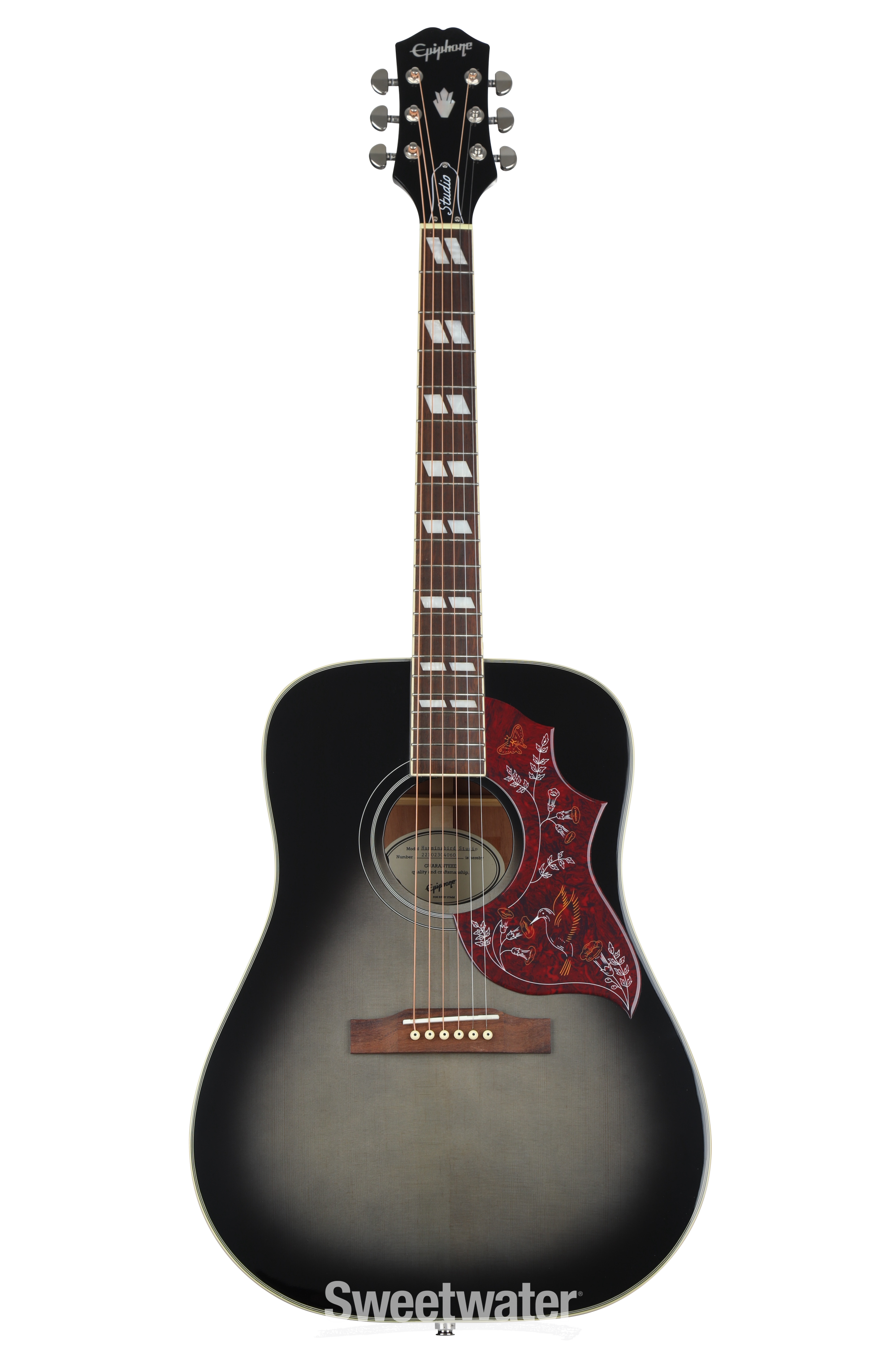 Epiphone Hummingbird Studio Acoustic-electric - Trans Ebony