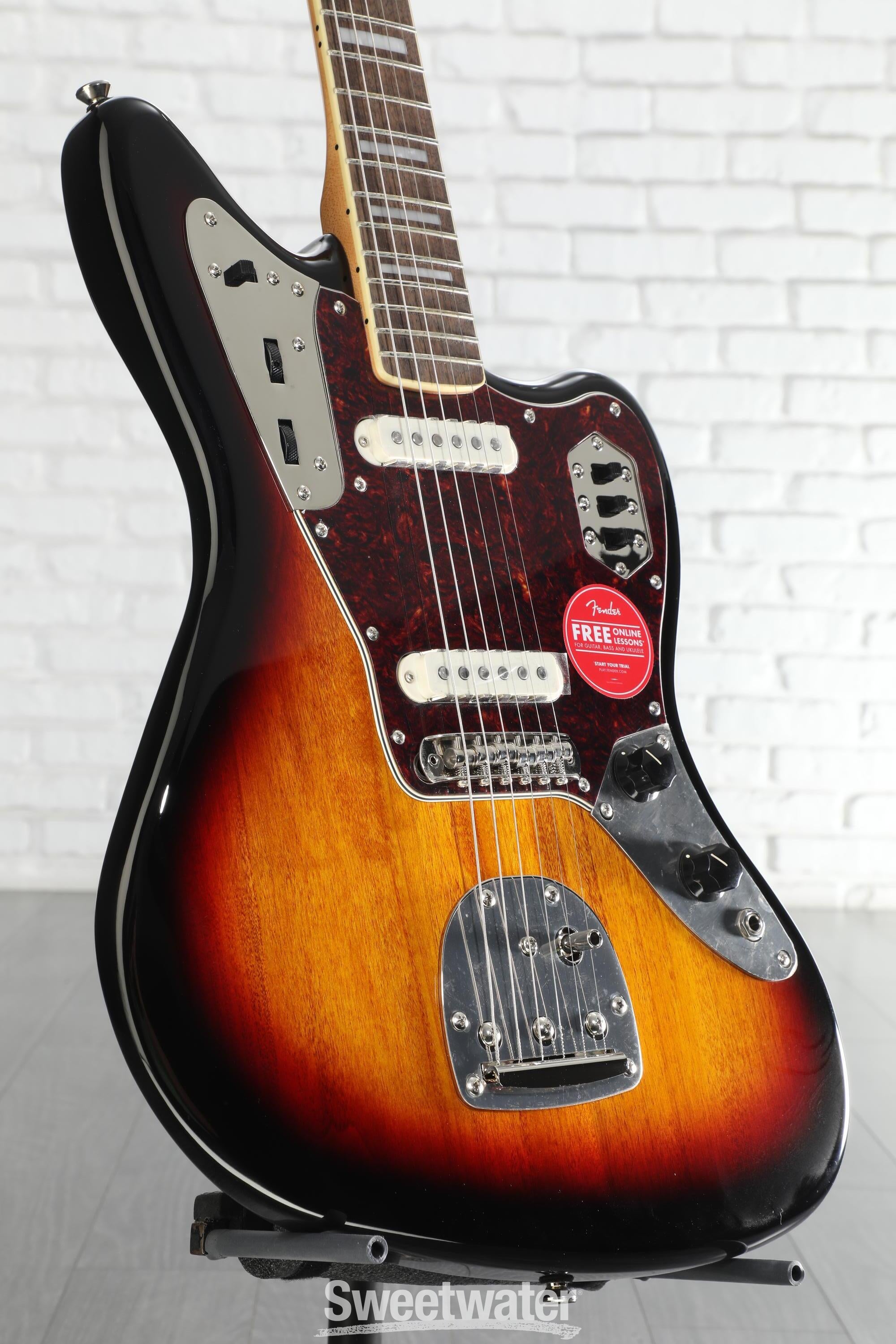 Squier Classic Vibe '70s Jaguar - 3-Tone Sunburst | Sweetwater