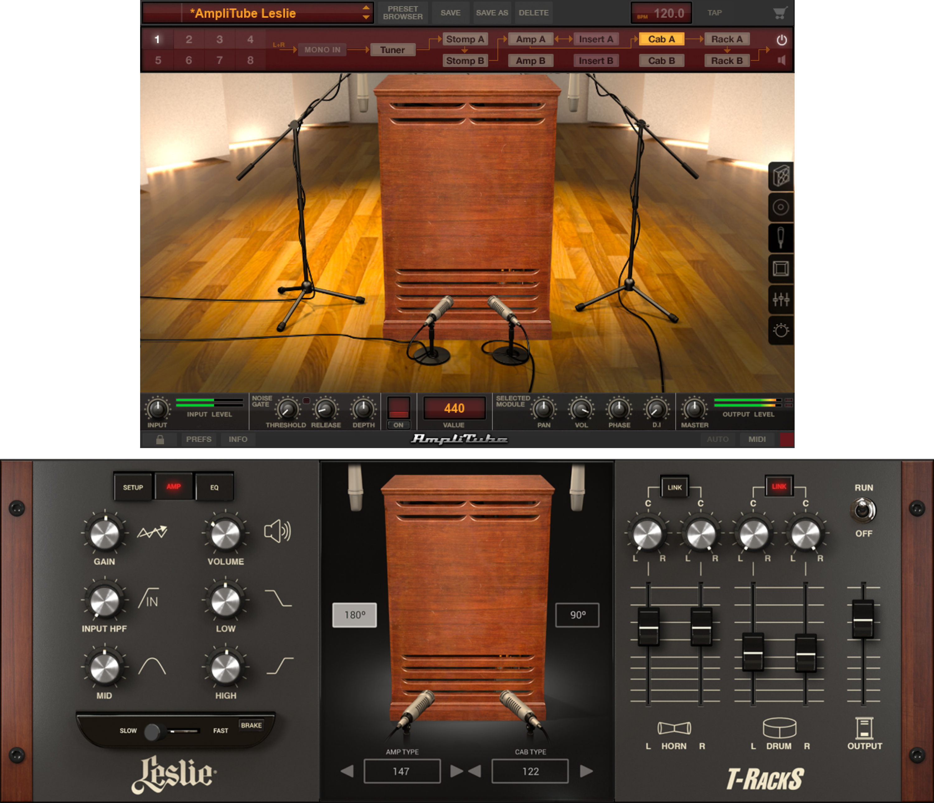 IK Multimedia Leslie Collection (Amplitube + T-RackS) Software Suite
