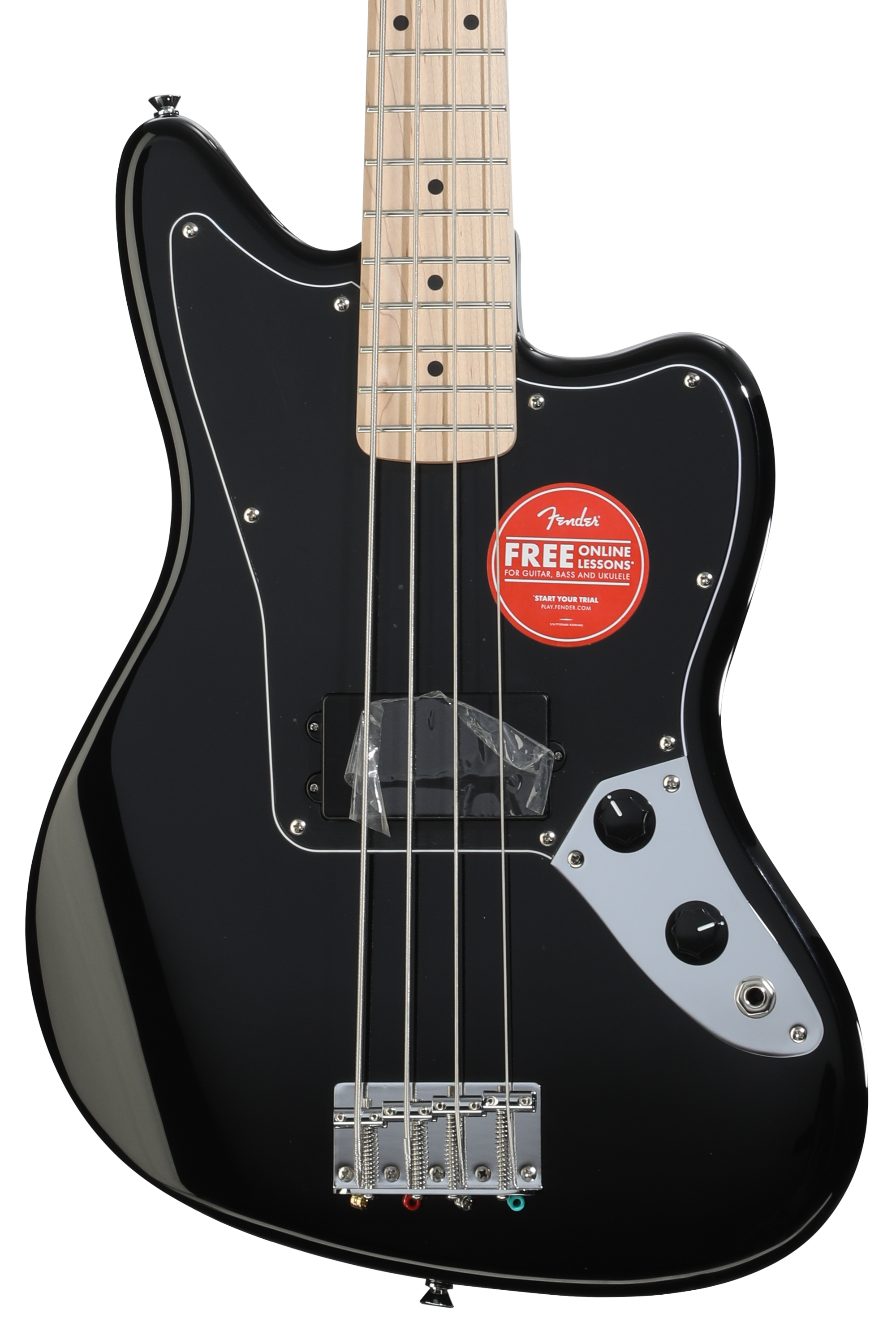 ☆Squier by Fender Jaguar Bass ブラック Squier Affinity Series Jaguar Bass H - Black with Maple