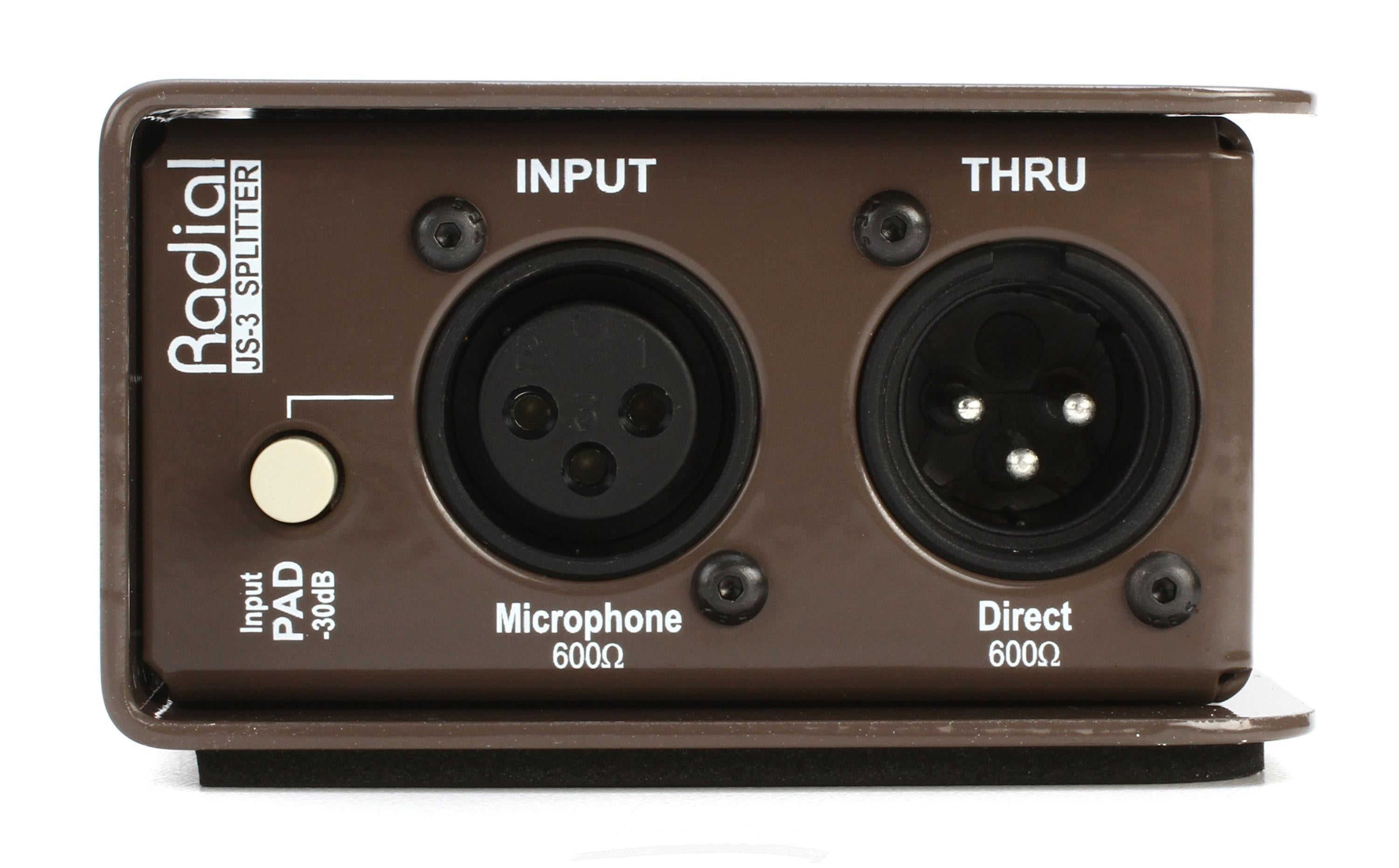 612 RADIAL JS-2 マイクスプリッター Amazon.com: Radial Engineering JS2 Passive Microphone