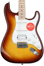 Photo of Squier Affinity Series Stratocaster FMT HSS Electric Guitar - Sienna Sunburst with Maple Fingerboard