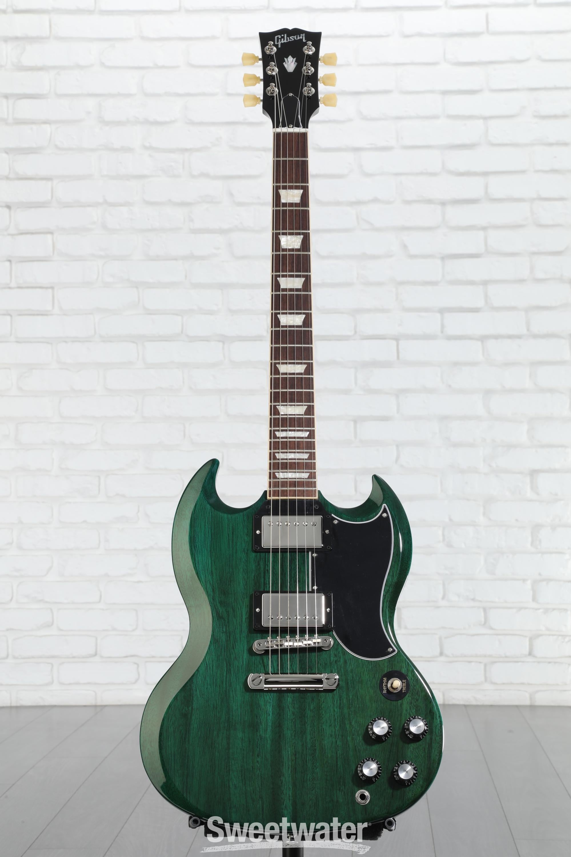 Gibson SG Standard '61 Electric Guitar - Translucent Teal | Sweetwater