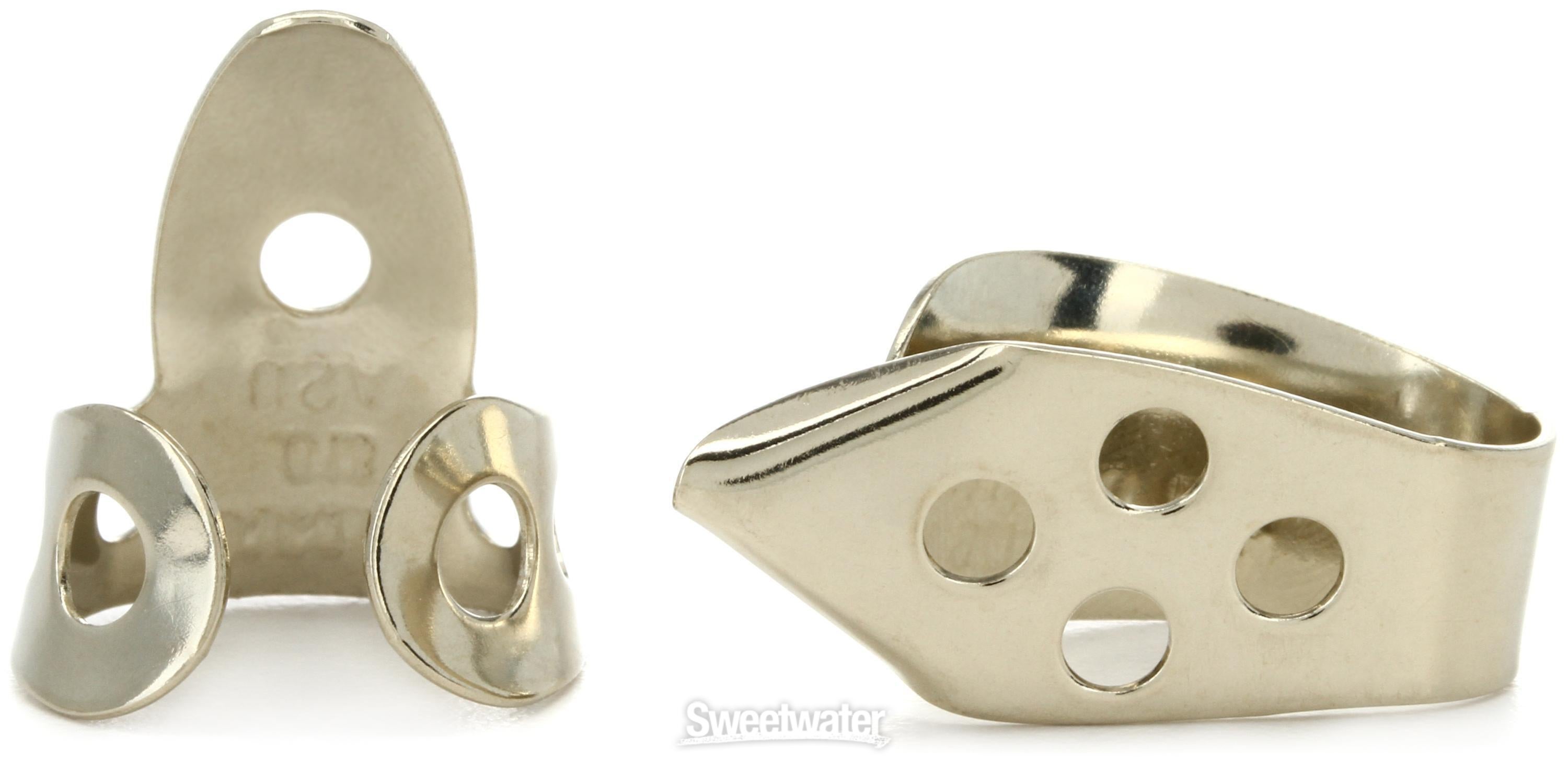 Dunlop Nickel Silver Finger and Thumbpicks - .025 inches