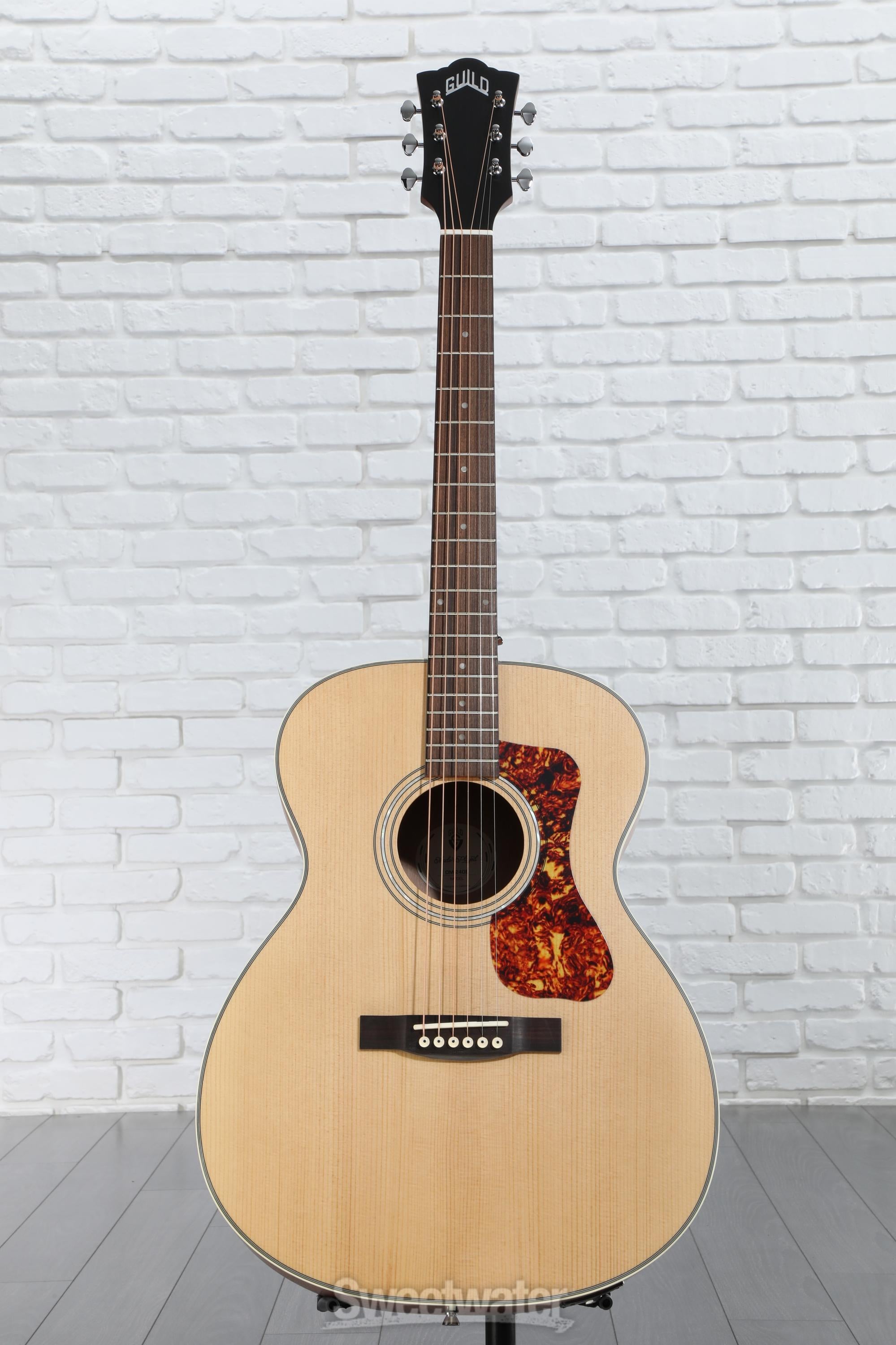 Guild OM-240E Acoustic-electric Guitar - Natural | Sweetwater