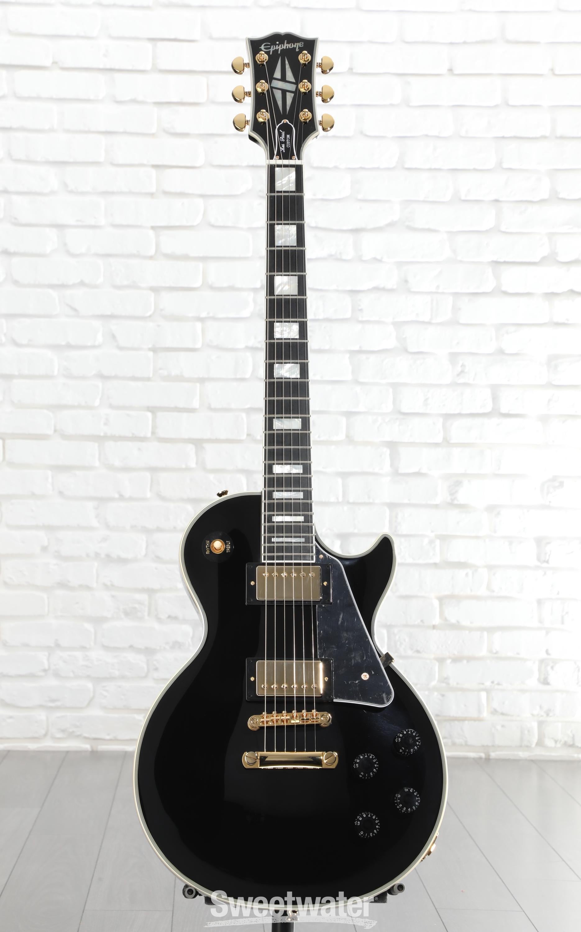 Epiphone Inspired by Gibson Custom Les Paul Custom Electric Guitar