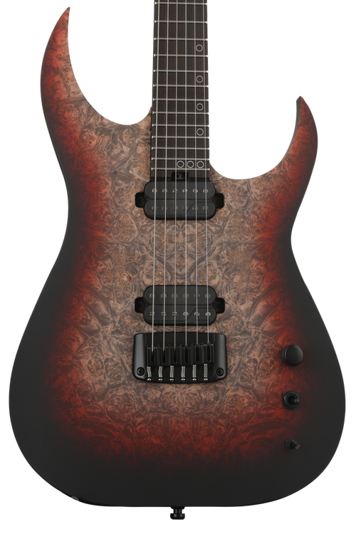 Schecter USA Keith Merrow KM-6 MK-III Pro - Bloodlust Crystal Burl