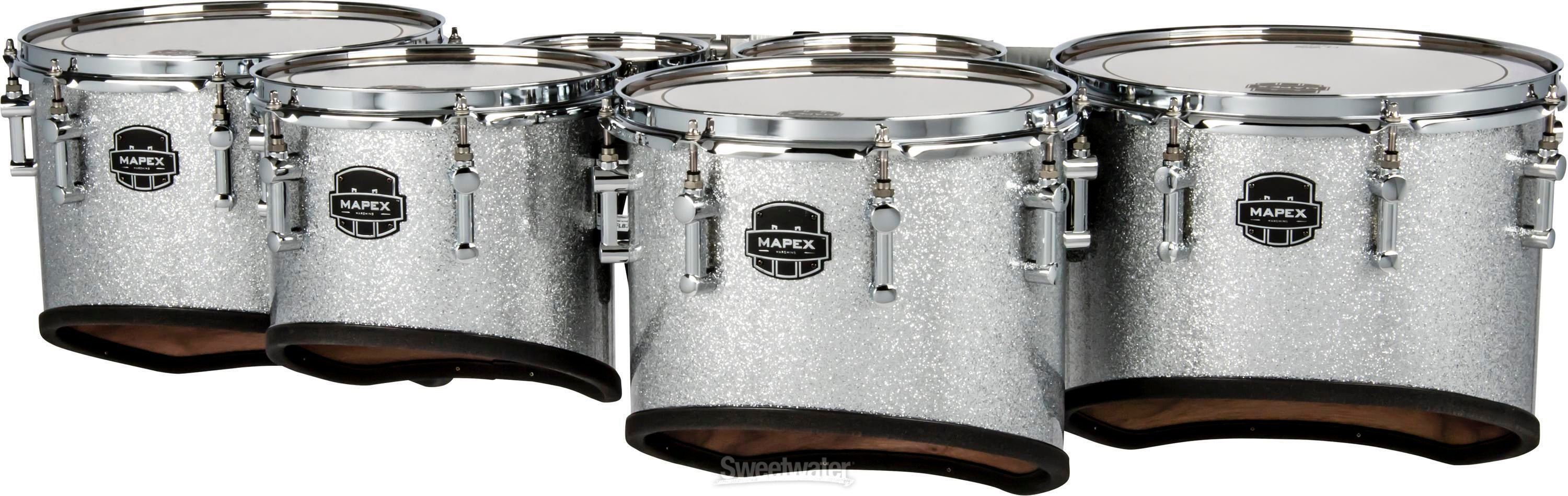 Mapex Quantum Mark II Classic Cut Marching Tenor Drum Sextet - 6/8