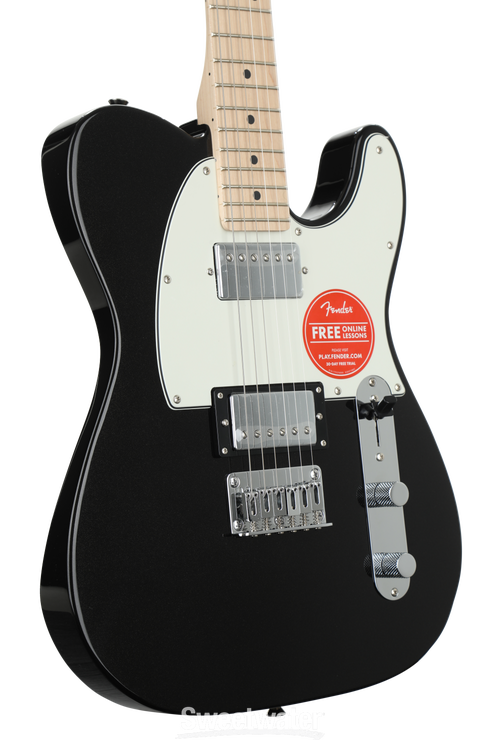 Squier Contemporary Telecaster HH - Black Metallic with Rosewood