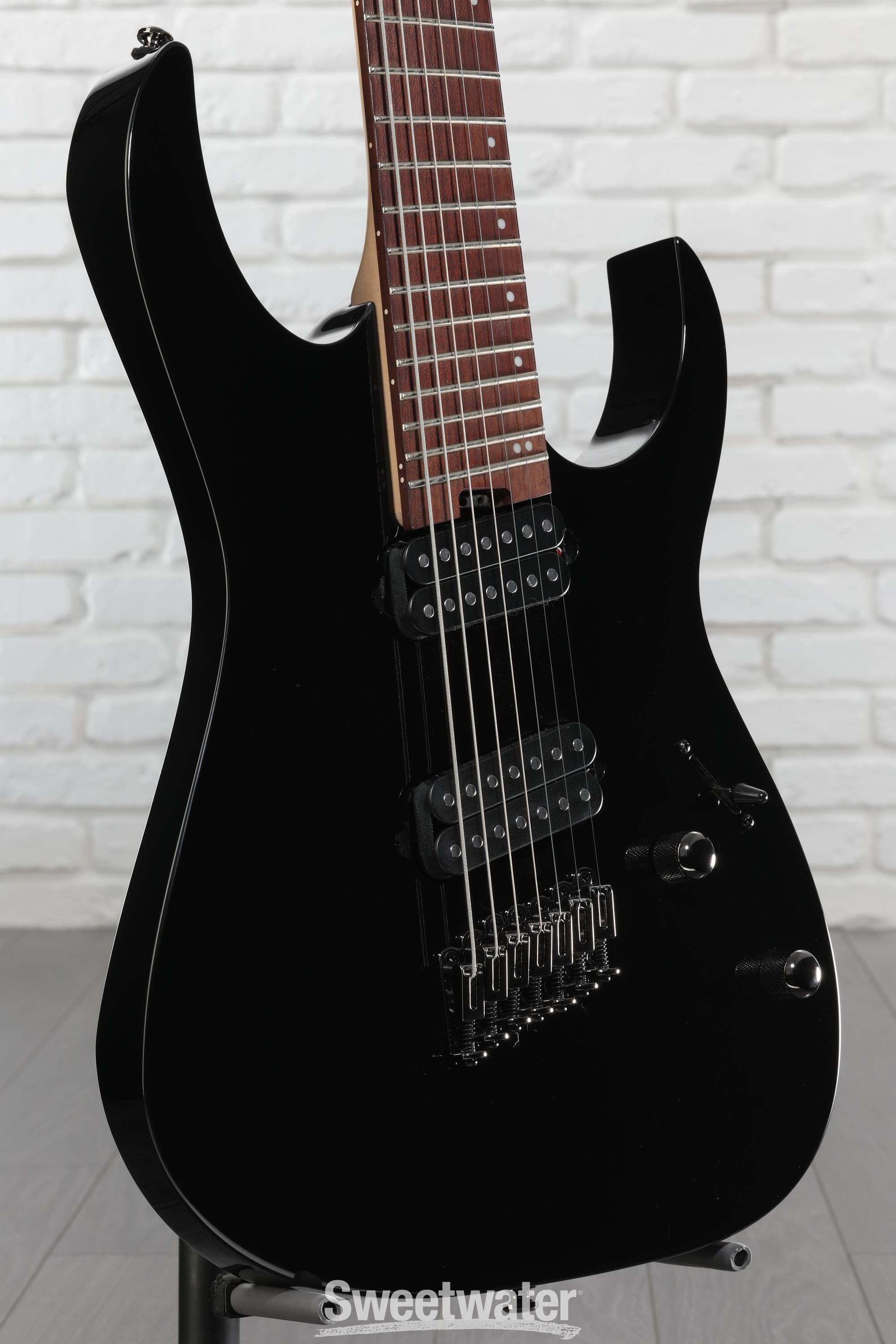 ル*ナ様 Ibanez (アイバニーズ) RGMS7-BK 7弦ギター ファンド Ibanez RGMS7 7-string Electric Guitar - Black | Sweetwater
