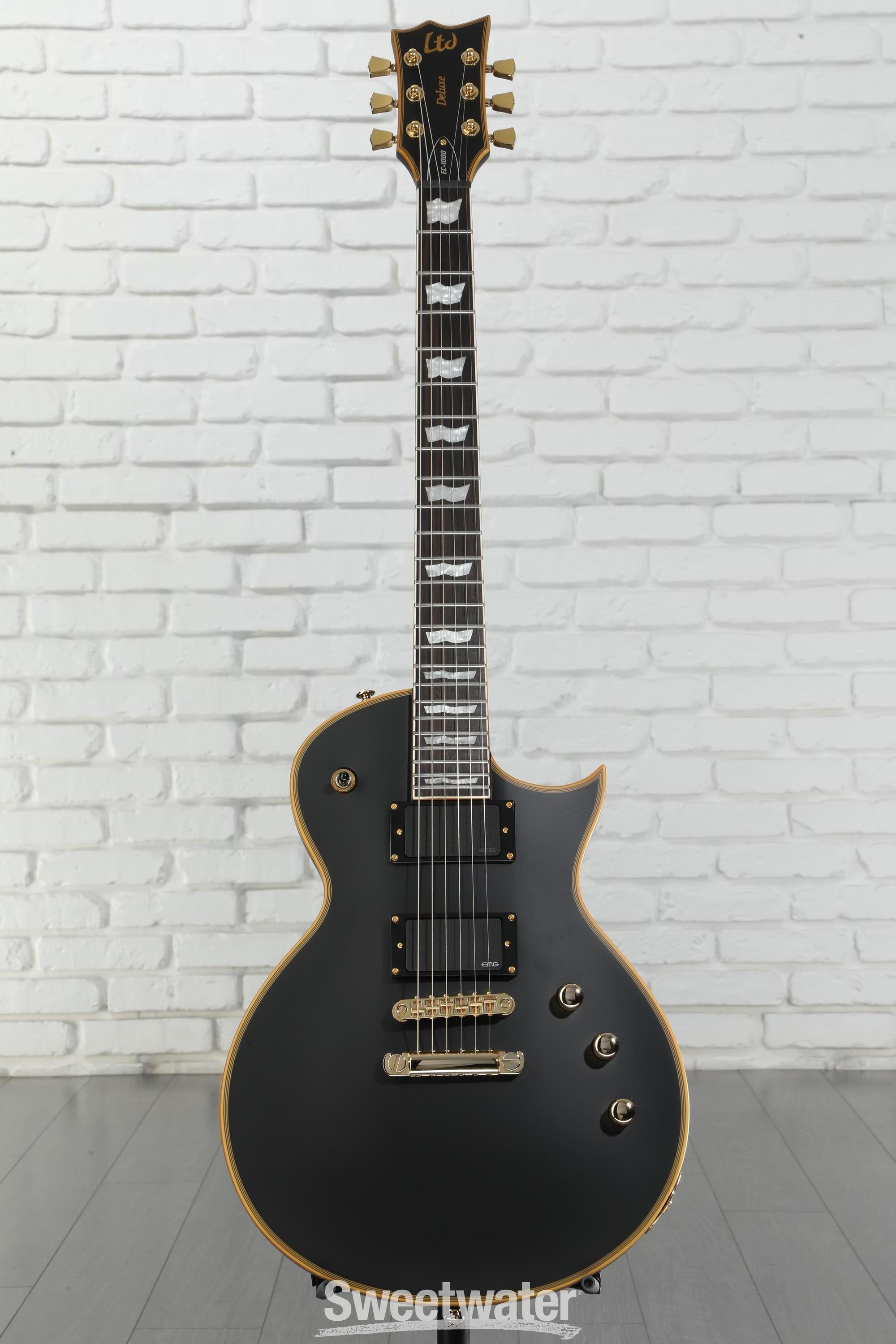 ESP LTD EC-1000 Electric Guitar - Vintage Black | Sweetwater