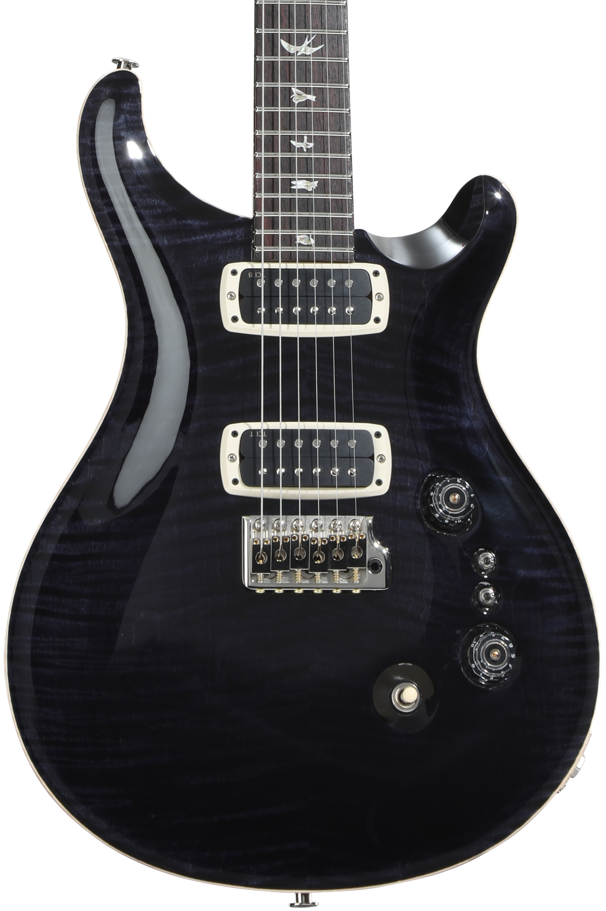 PRS Custom 24-08 Electric Guitar - Gray Black/Black | Sweetwater
