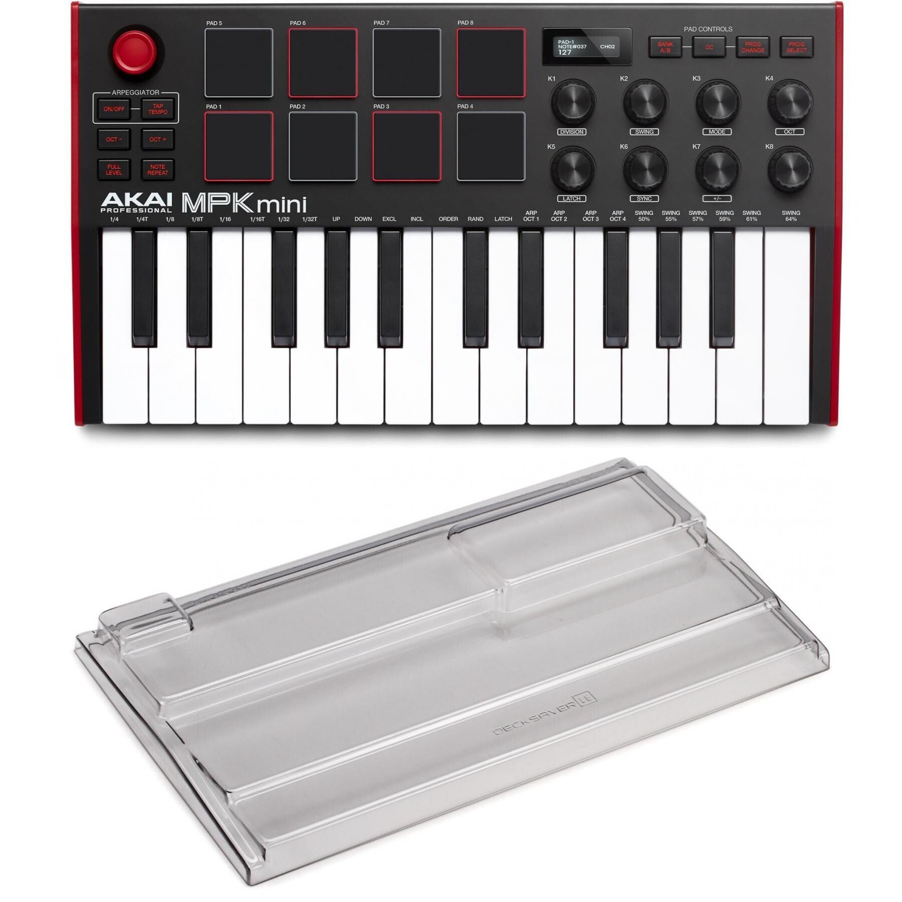 Akai Professional MPK Mini MK III 25-key Keyboard Controller with Decksaver  Cover