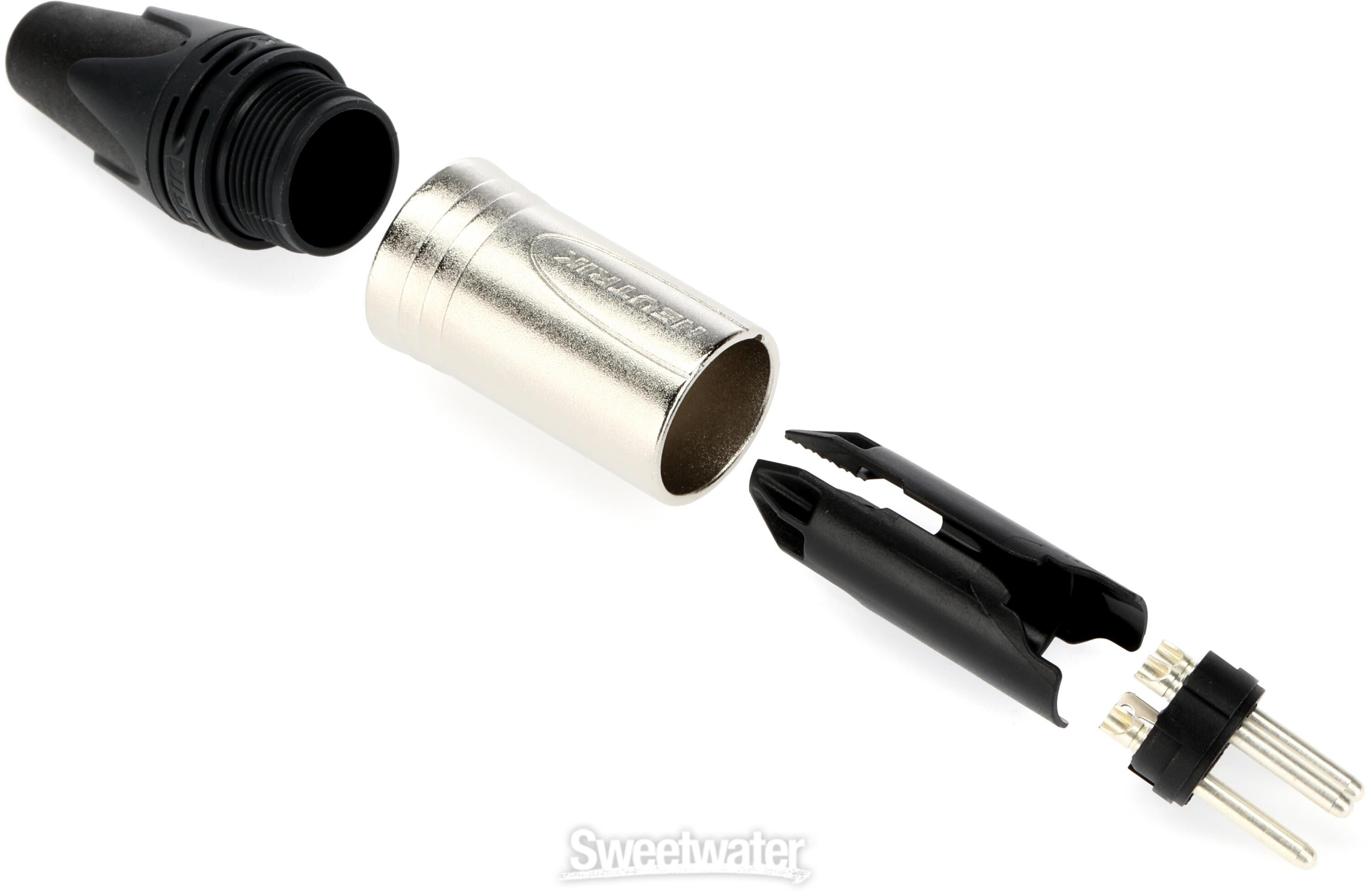 Neutrik NC3MXX 3-pin Male XLR Cable Connector | Sweetwater