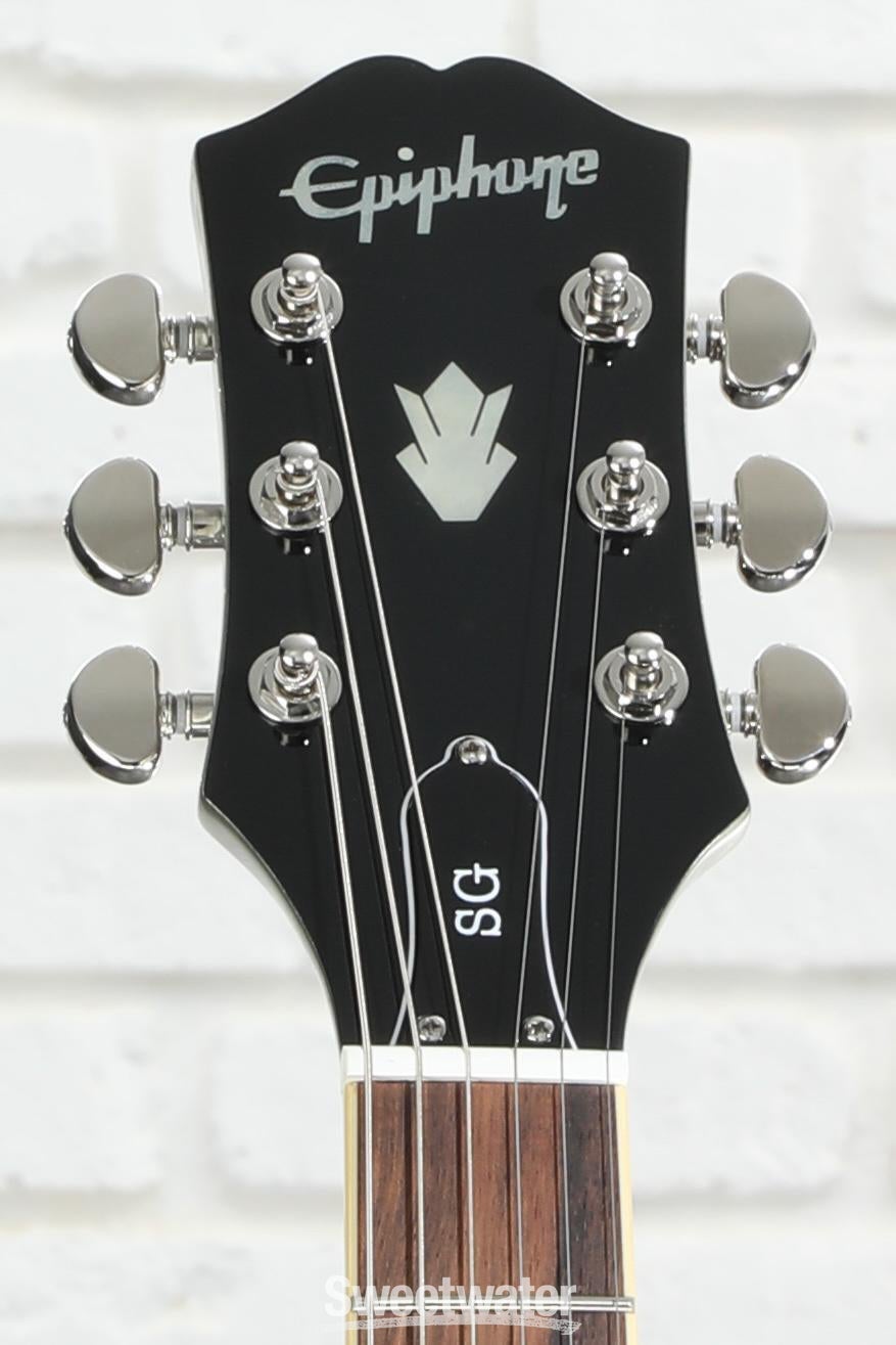 Epiphone SG Standard Electric Guitar - Silver Mist | Sweetwater