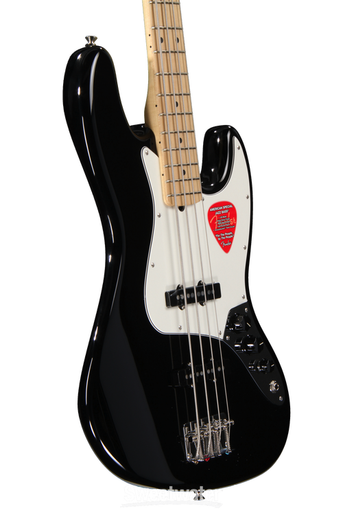 Fender American Special Jazz Bass - Black | Sweetwater Fender American Special Jazz Bass - Black | Sweetwater