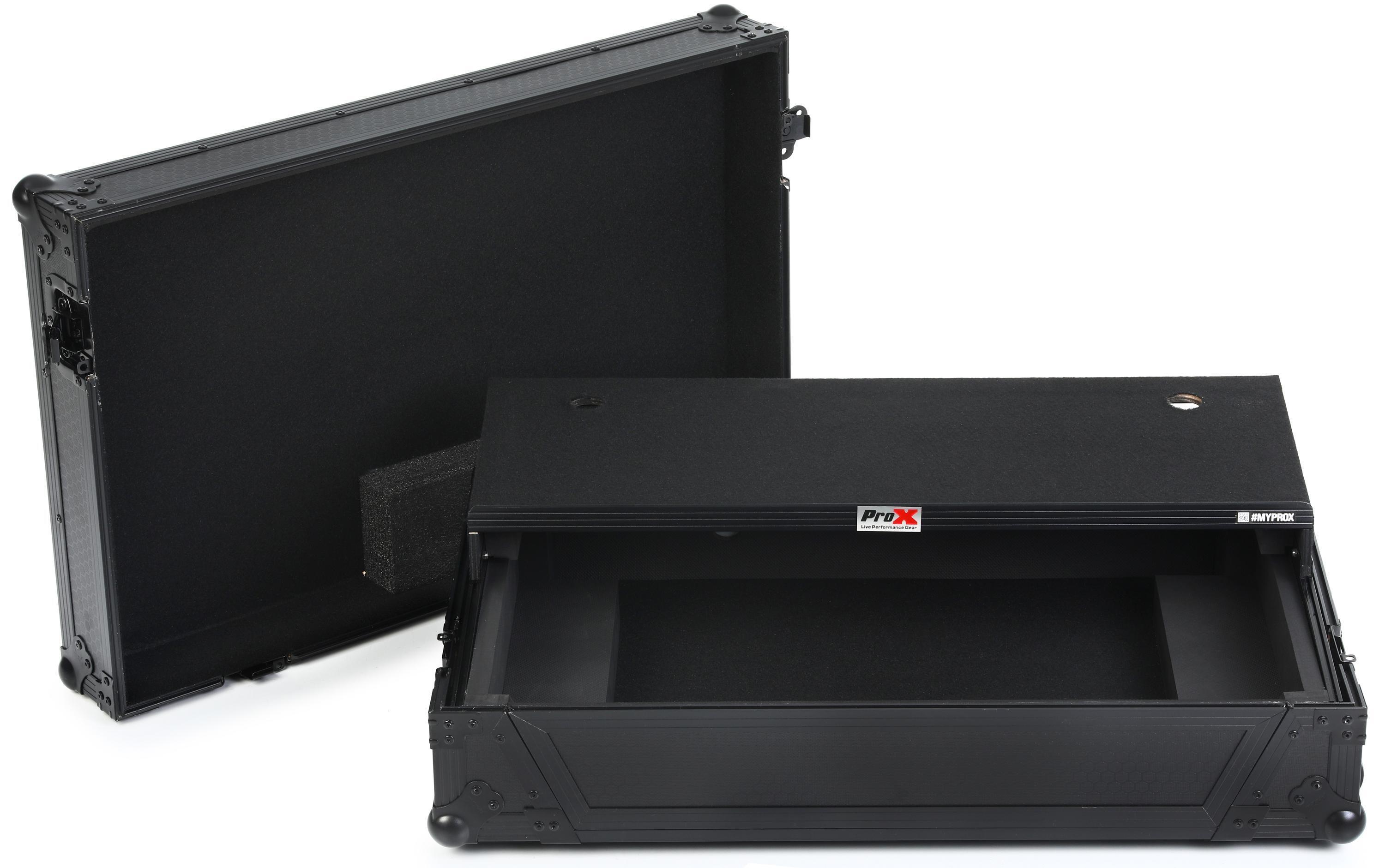 ProX Flight Case for AlphaTheta XDJ-AZ DJ System - Black on Black