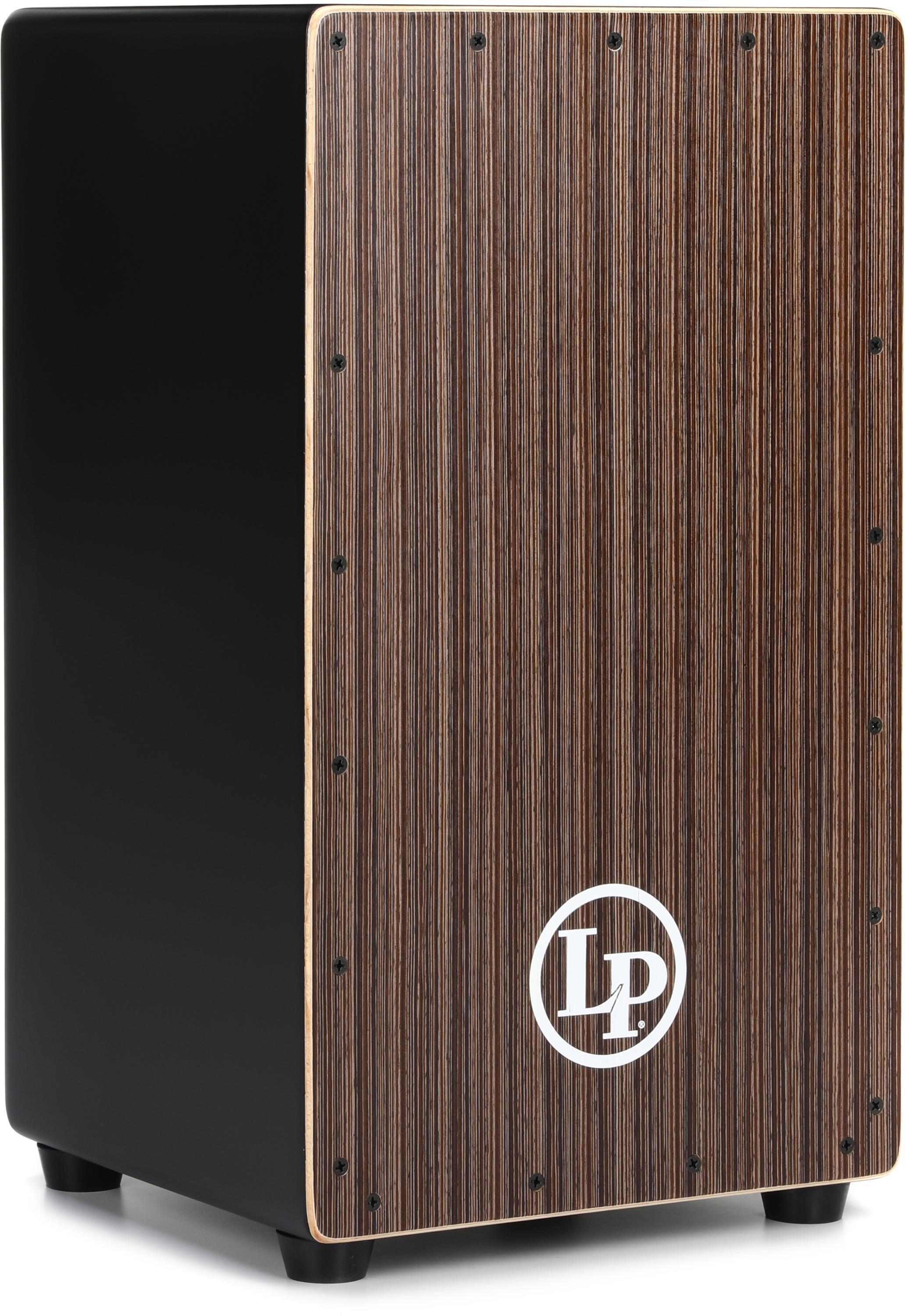 Latin Percussion LP1428NYSW City Exotic Cajon with Walnut Craftwood