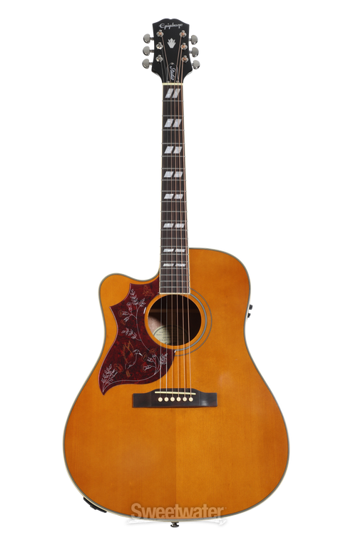 ギター epiphone hamming bird studio Epiphone Hummingbird Studio Acoustic-Electric Guitar - Faded
